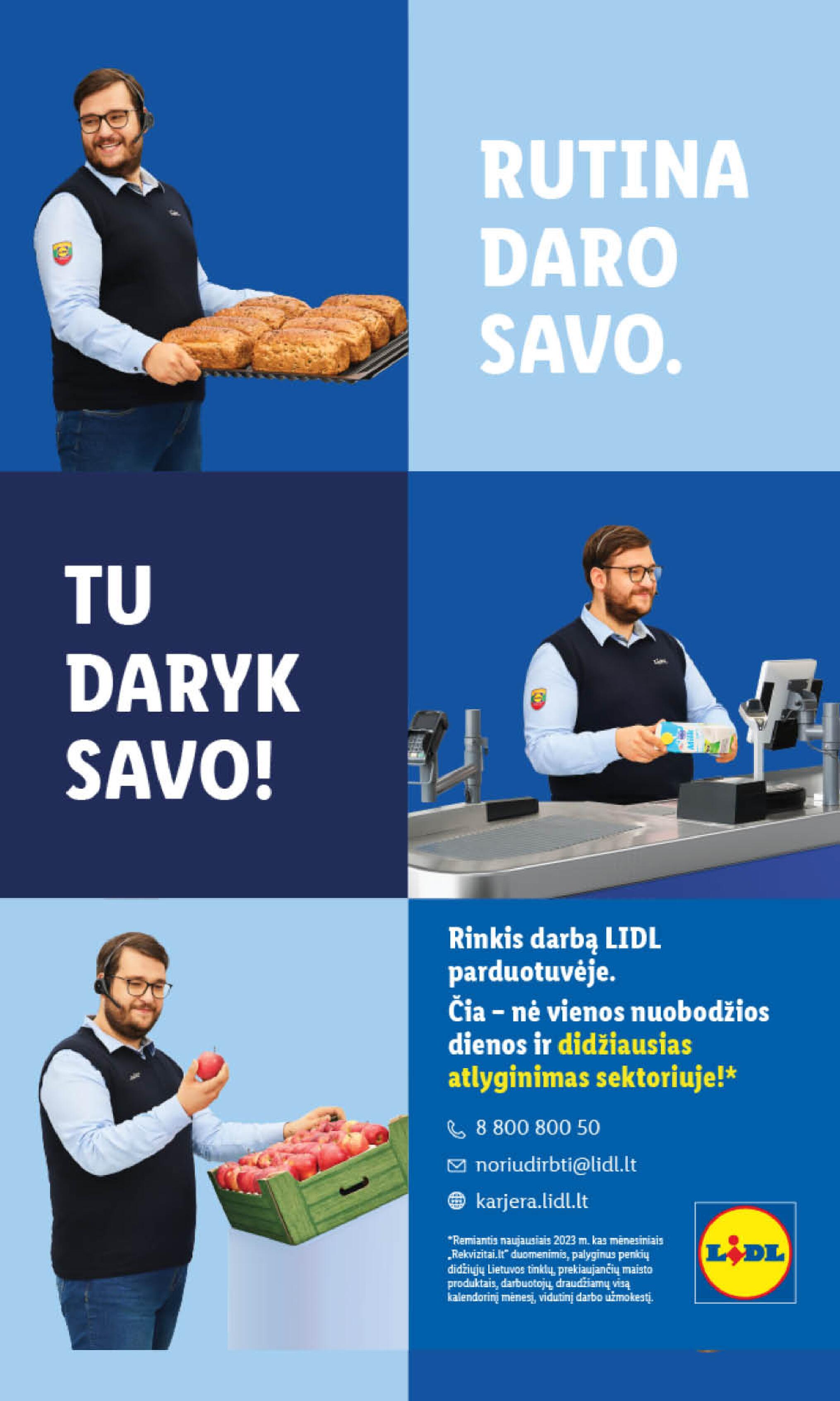 Naujausias LIDL kaininis katalogas 2023.10.23 - 2023.10.29