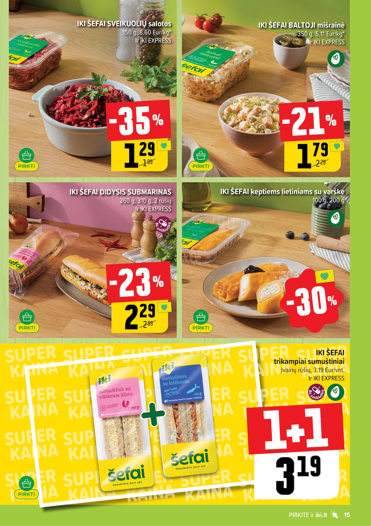 IKI SAVAITĖLĖ akcijų ir nuolaidų leidinys Nr.17 2026.04.20 - 2026.04.26