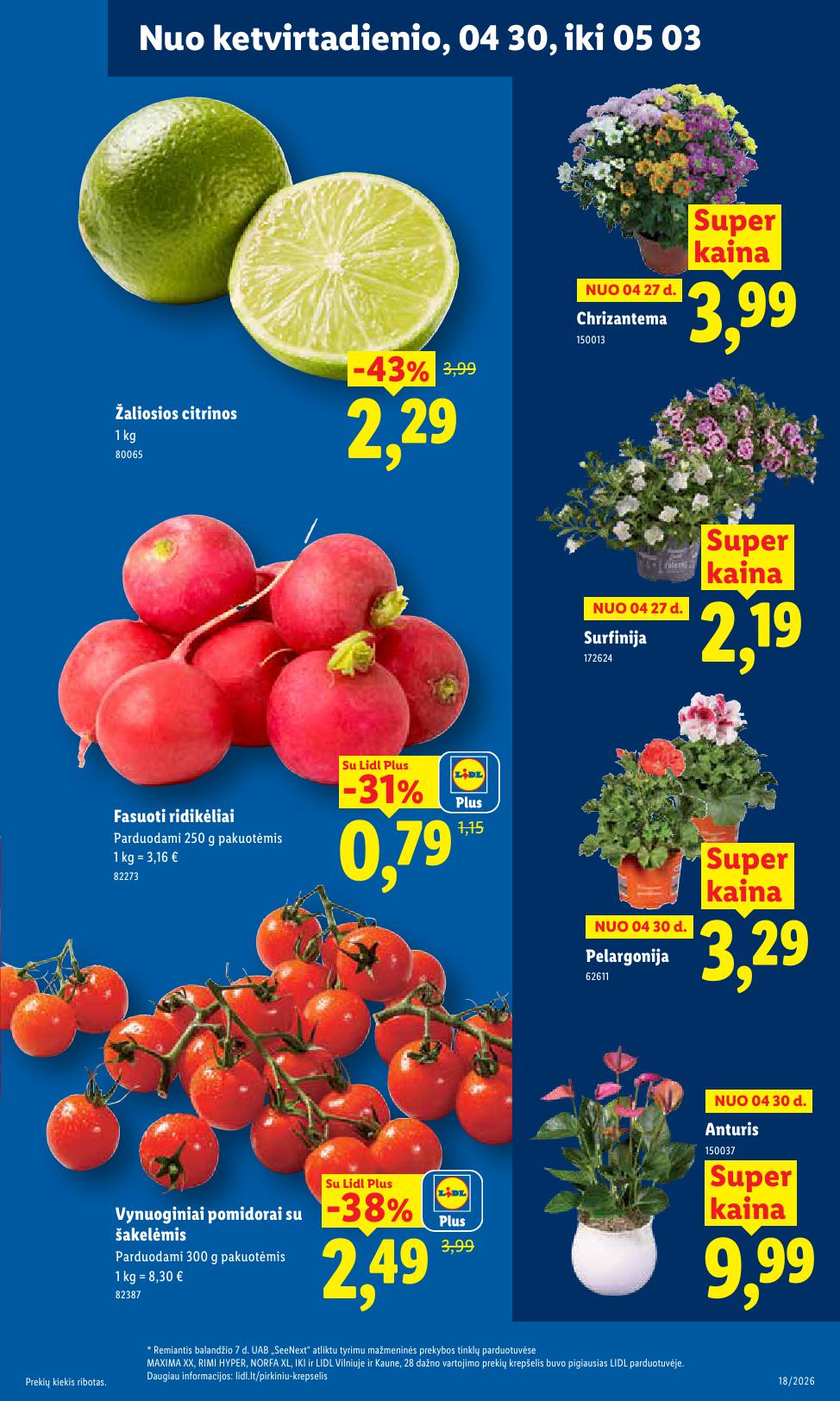 Naujausias LIDL kaininis katalogas 2026.04.27 - 2026.05.03