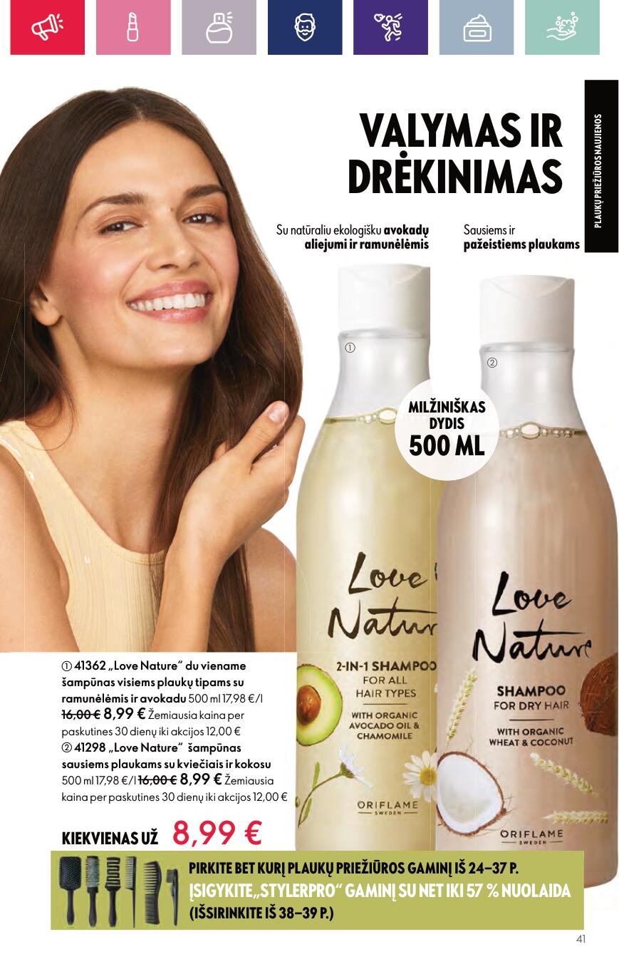 Naujas ORIFLAME katalogas galioja 2023.09.13 - 2023.10.03