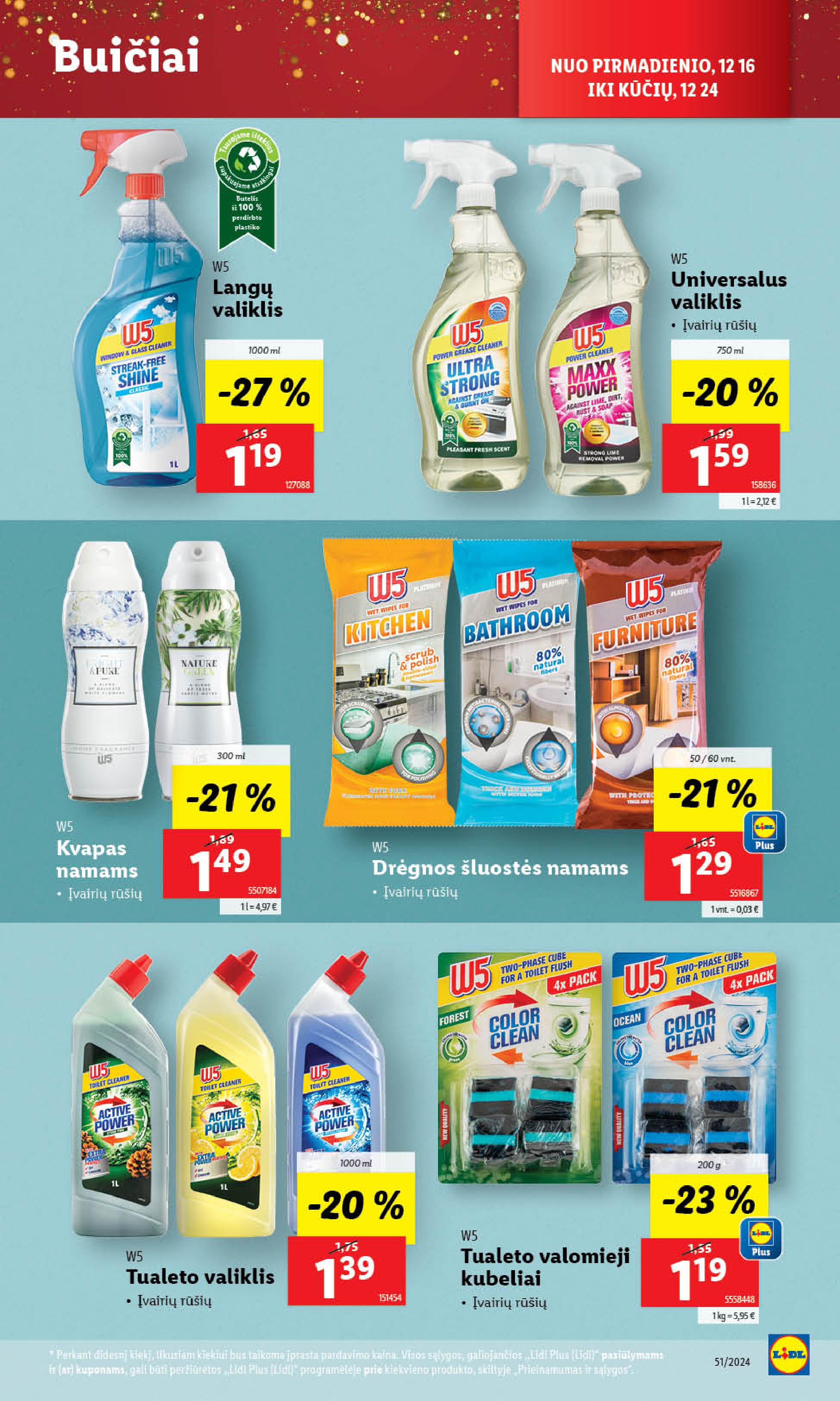 Naujausias LIDL kaininis katalogas 2024.12.16 - 2024.12.24