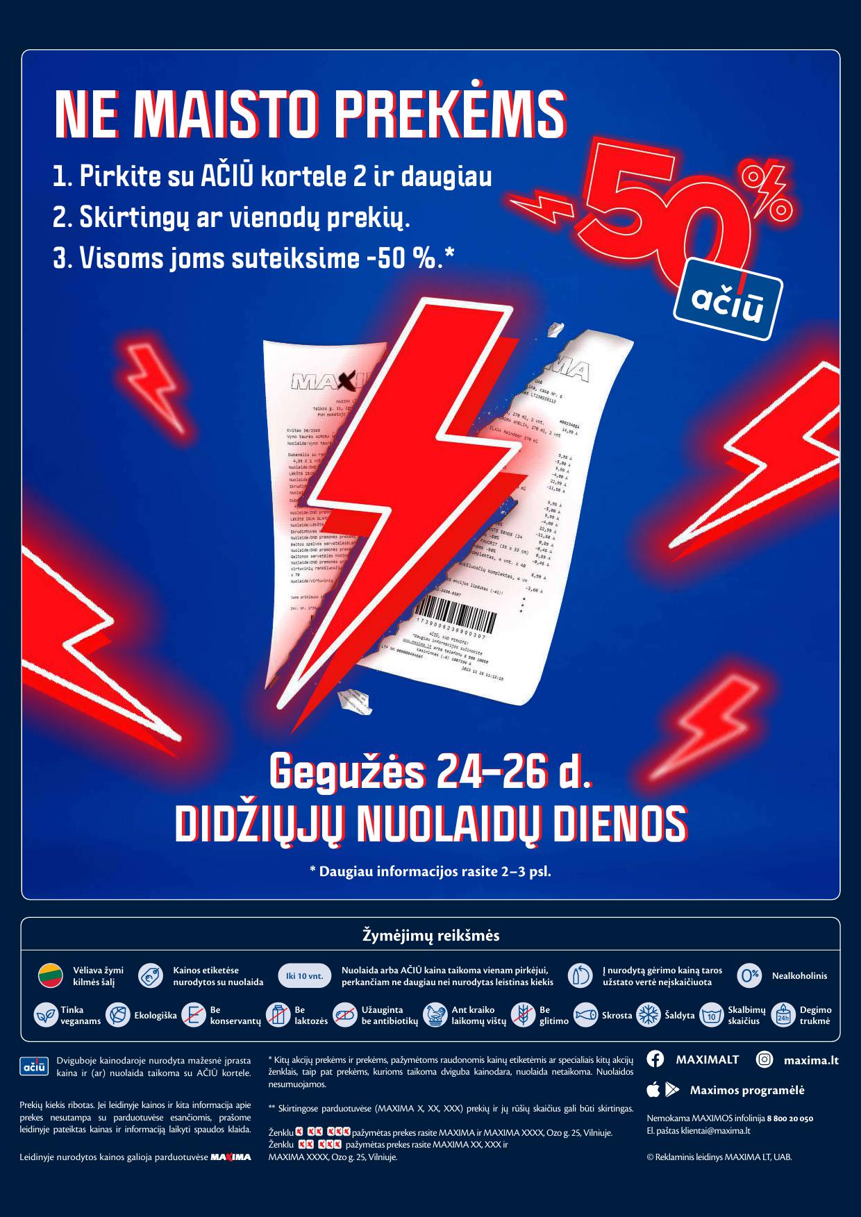 Naujausias MAXIMA kaininis katalogas 2024.05.21 - 2024.05.27