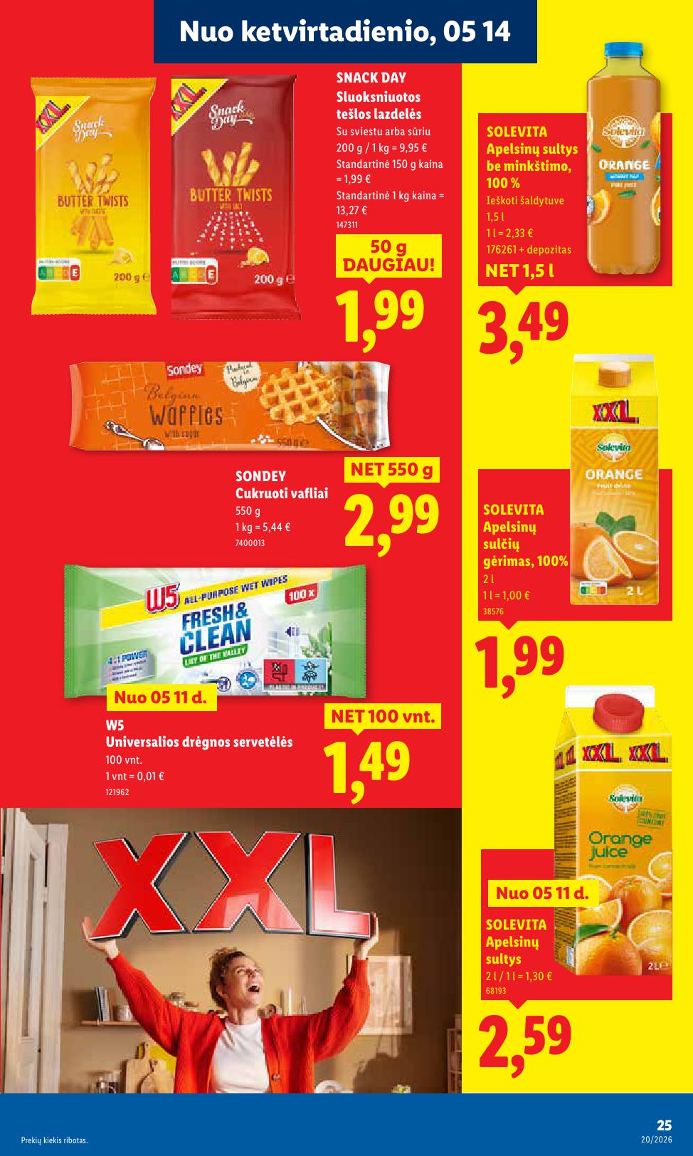 Naujausias LIDL kaininis katalogas 2026.05.11 - 2026.05.17