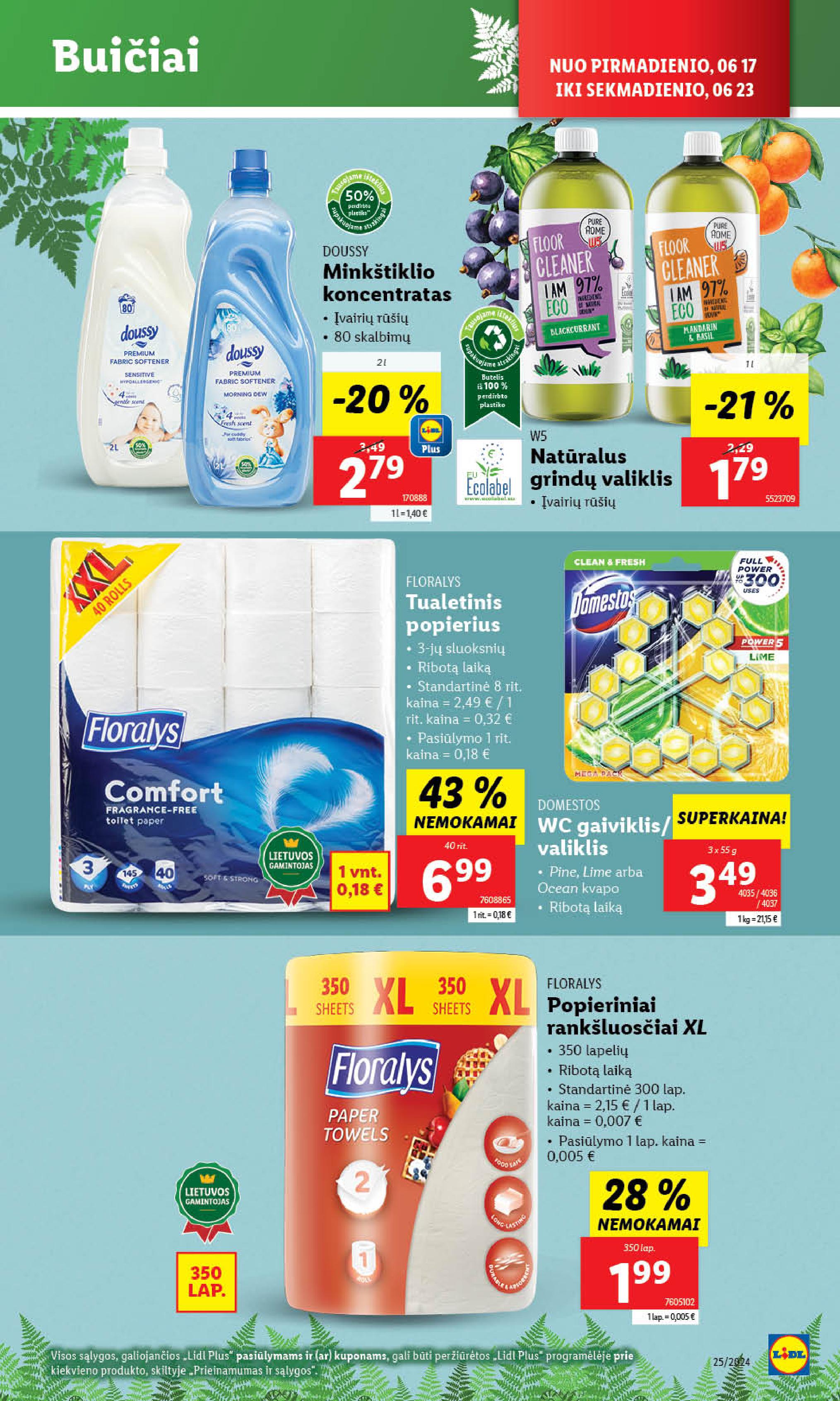 Naujausias LIDL kaininis katalogas 2024.06.17 - 2024.06.23