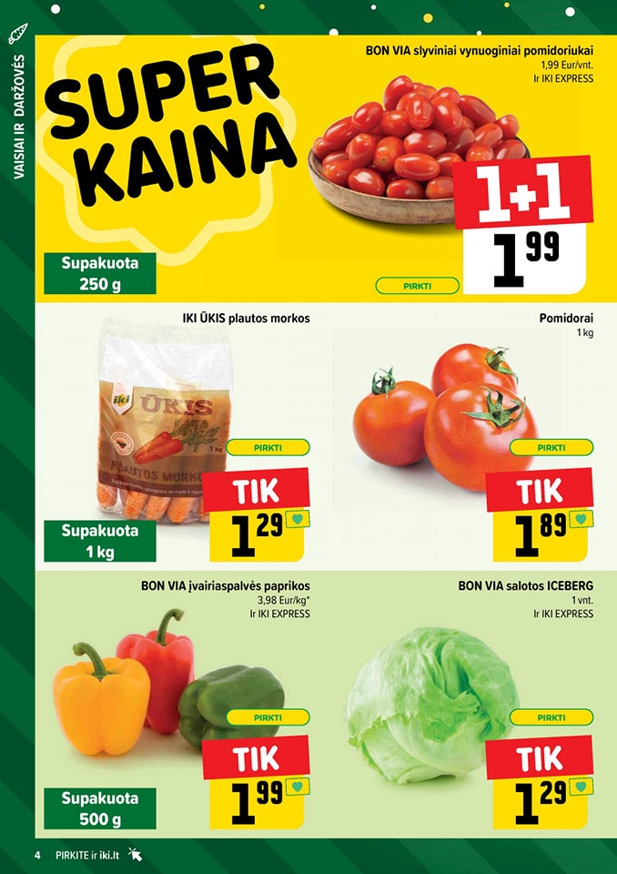 Naujausias IKI kaininis katalogas 2024.12.30 - 2025.01.05