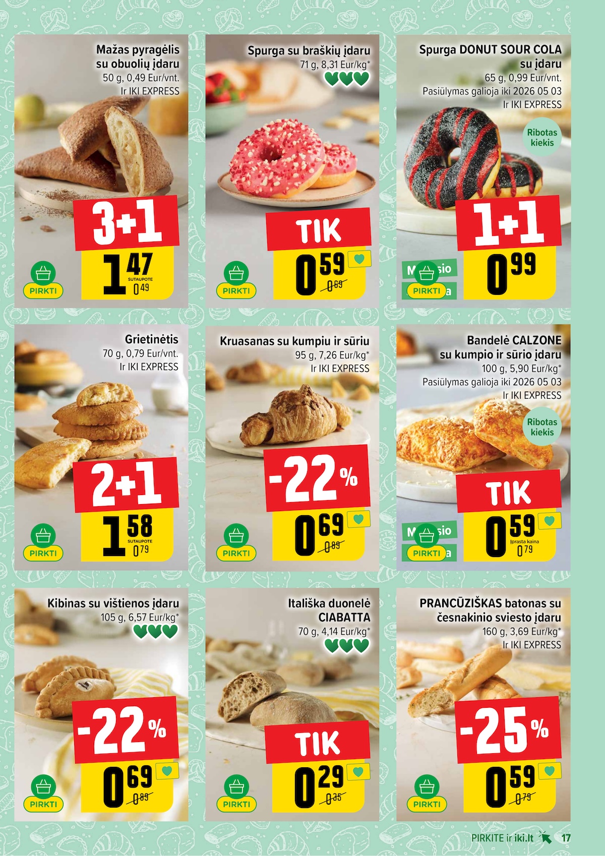 IKI SAVAITĖLĖ akcijų ir nuolaidų leidinys Nr.17 2026.04.20 - 2026.04.26