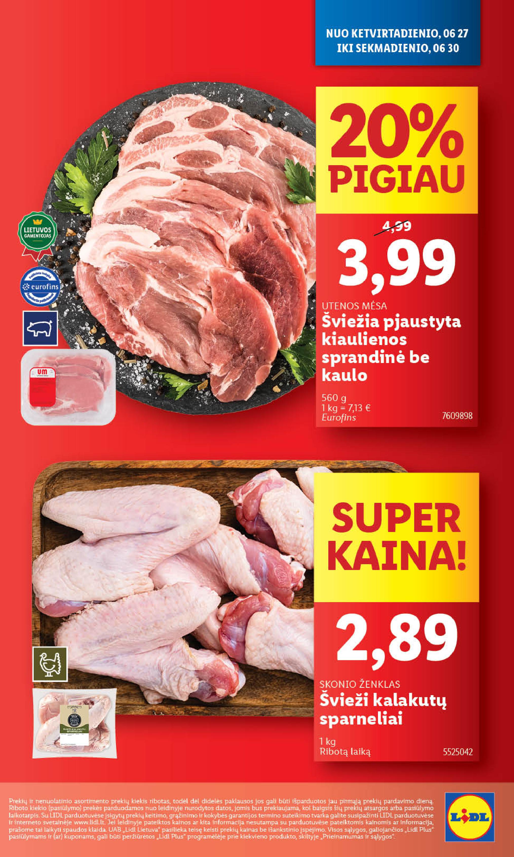 Naujausias LIDL kaininis katalogas 2024.06.24 - 2024.06.30