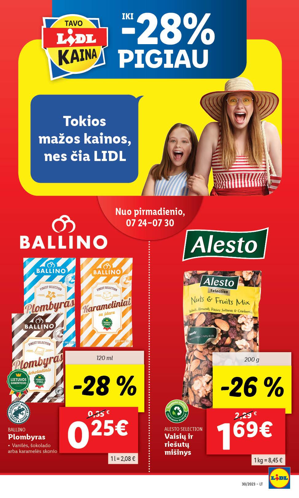 Naujausias LIDL kaininis katalogas 2023.07.24 - 2023.07.30