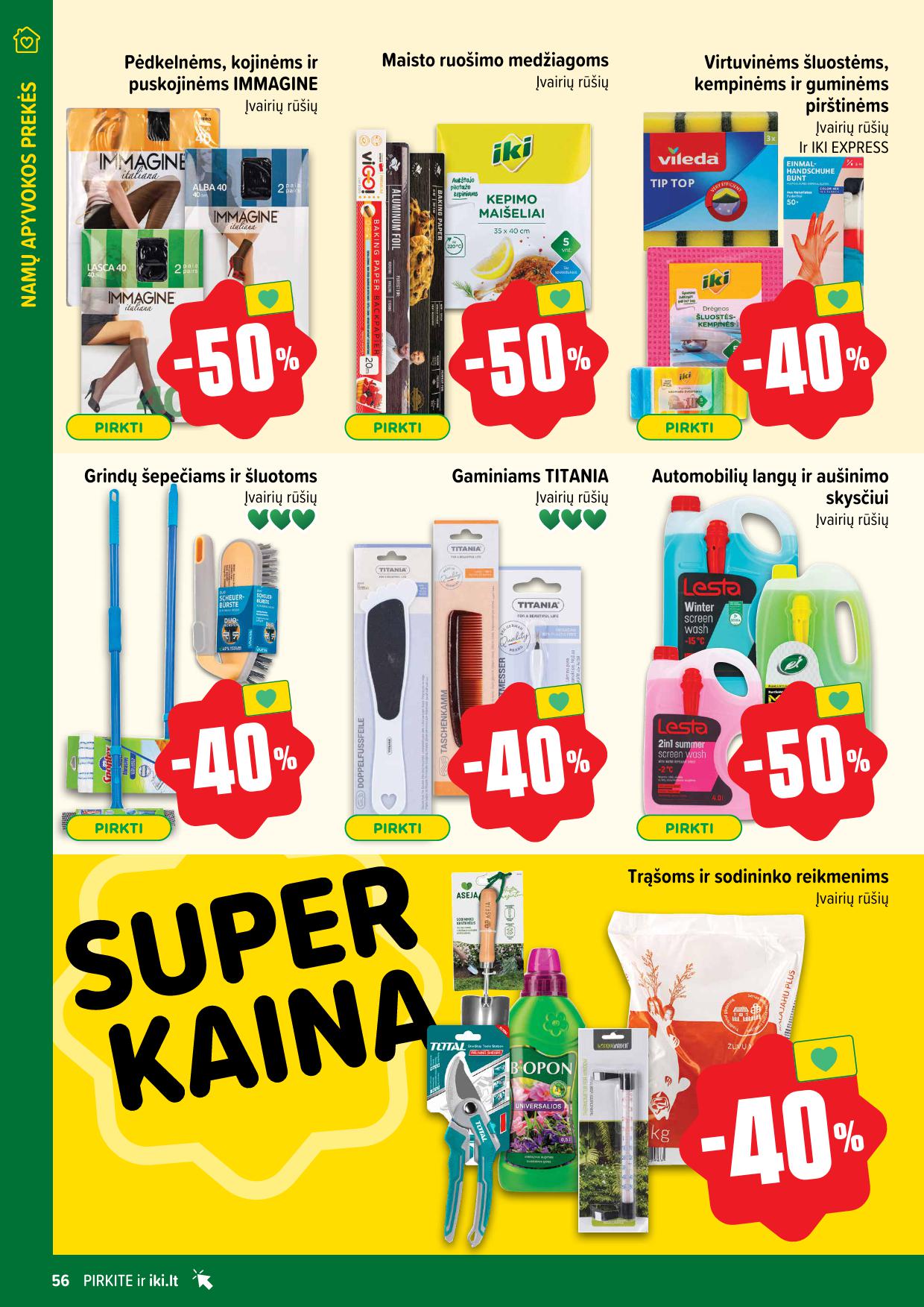 Naujausias IKI kaininis katalogas 2025.03.17 - 2025.03.23