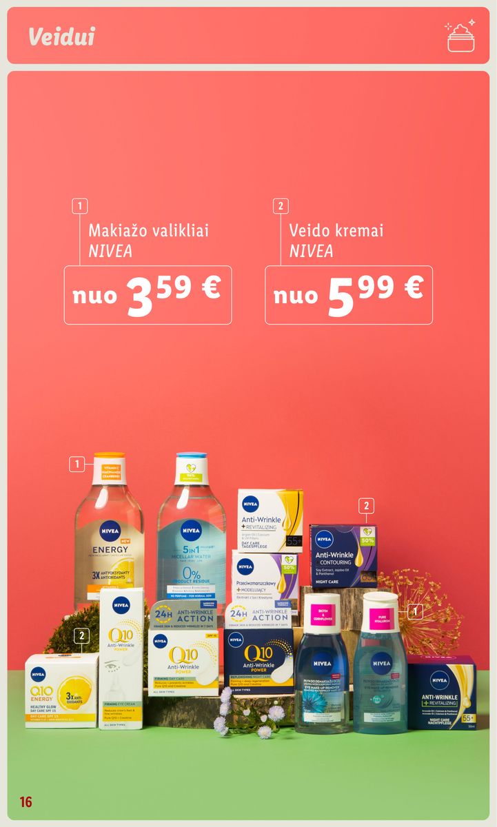LIDL prekių katalogas "Grožio festivalis" galioja nuo 2023.10.05