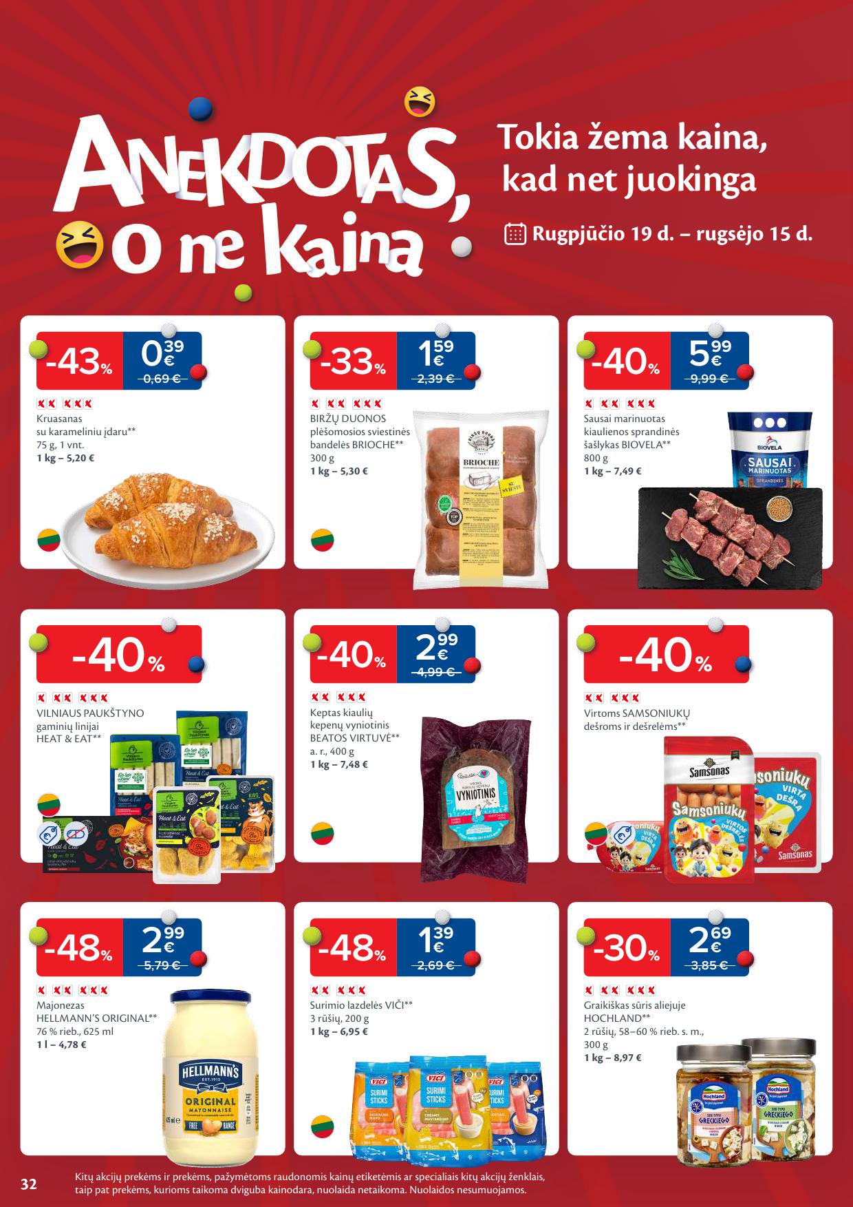 Naujausias MAXIMA kaininis katalogas 2025.08.19 - 2025.08.25