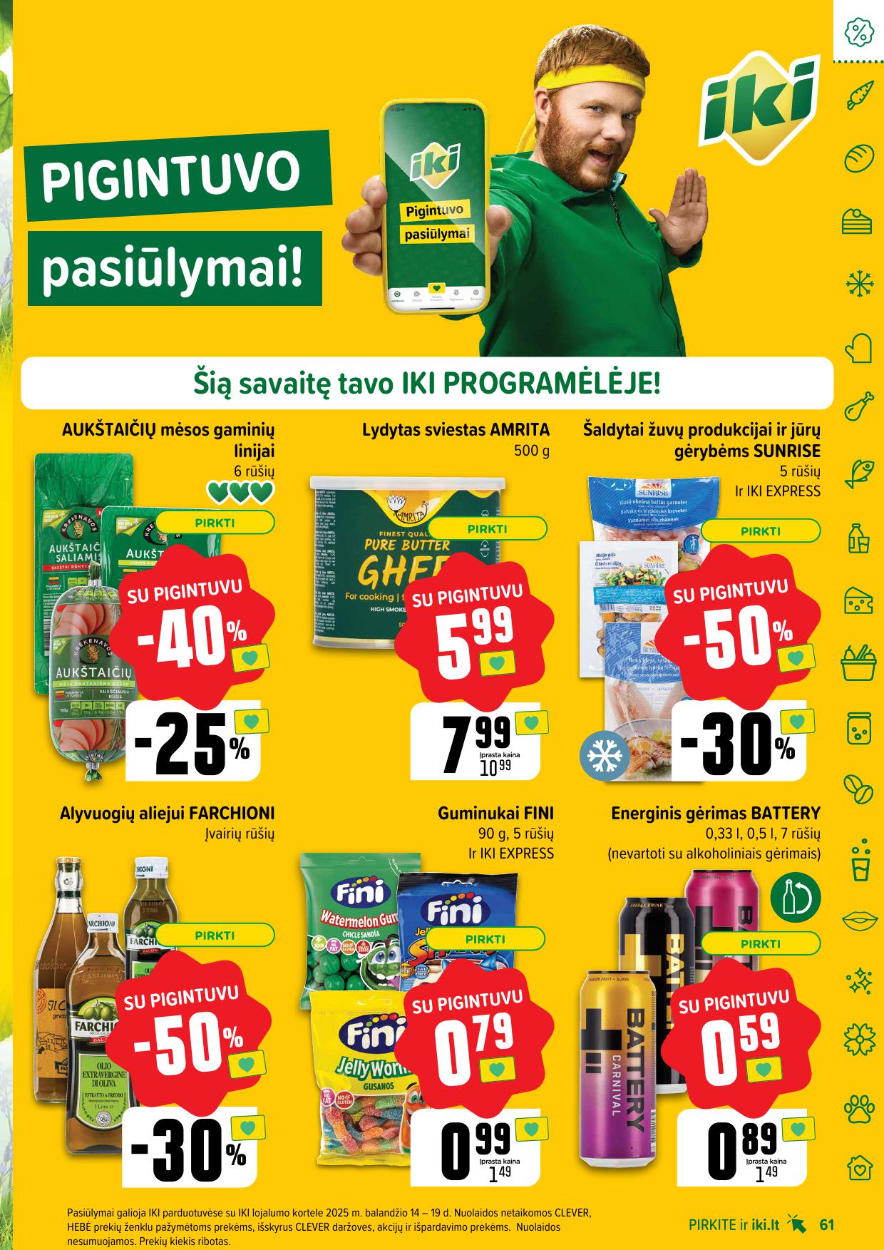 Naujausias IKI kaininis katalogas 2025.04.14 - 2025.04.19