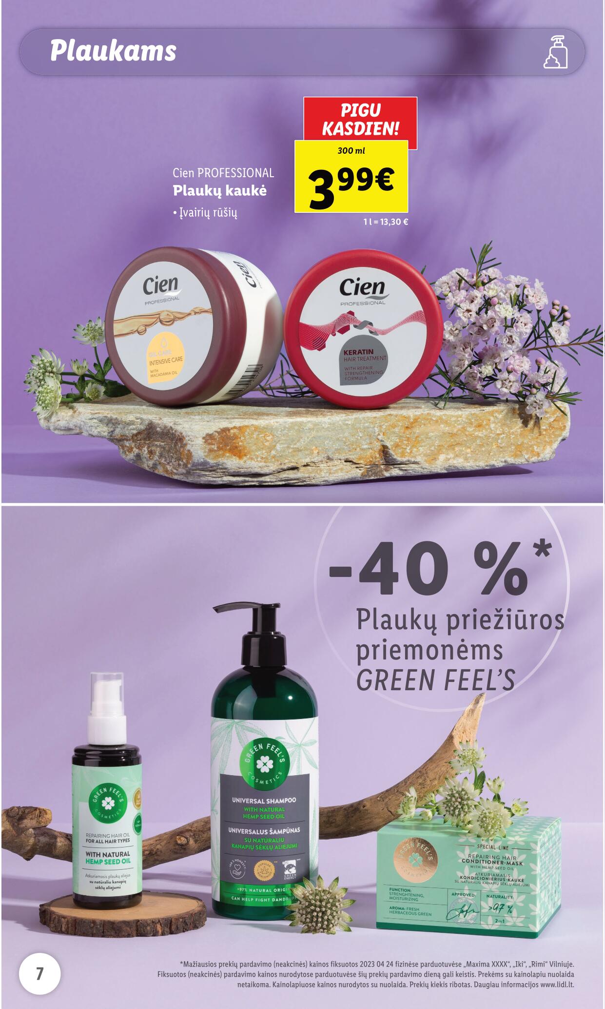 LIDL prekių katalogas "Grožio festivalis" galioja nuo 2023.05.01