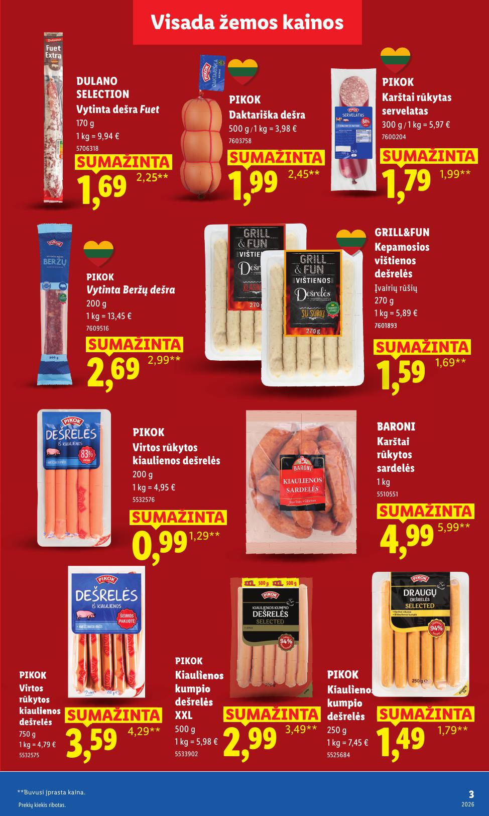 LIDL nuolaidų katalogas "Nr.1 Pažadas Jums"
