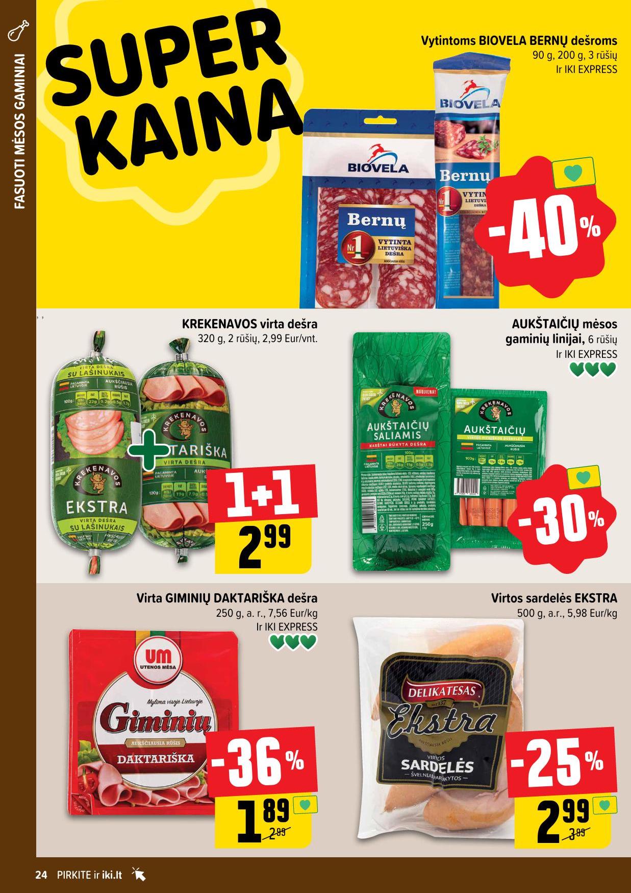 Naujausias IKI kaininis katalogas 2024.04.01 - 2024.04.07