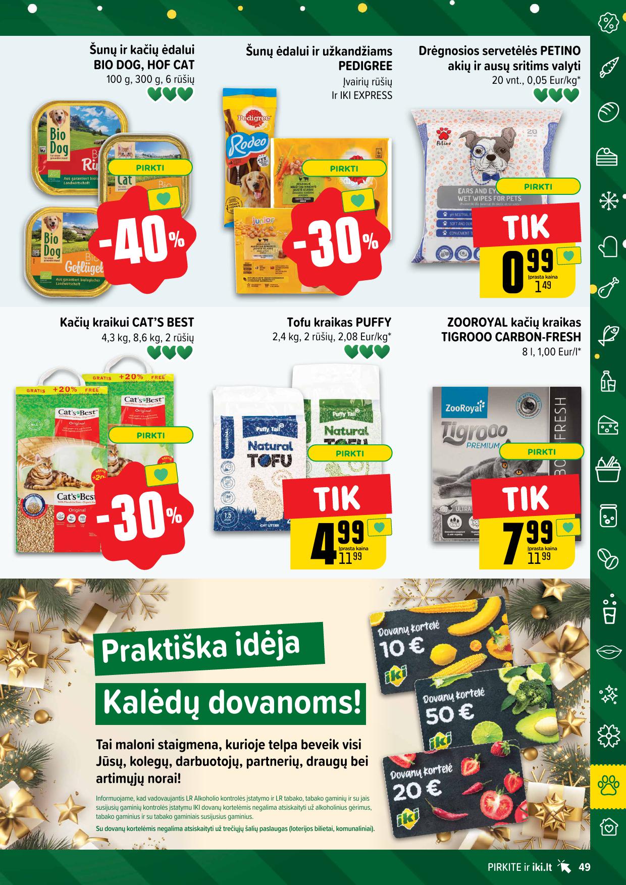 Naujausias IKI kaininis katalogas 2024.12.09 - 2024.12.15