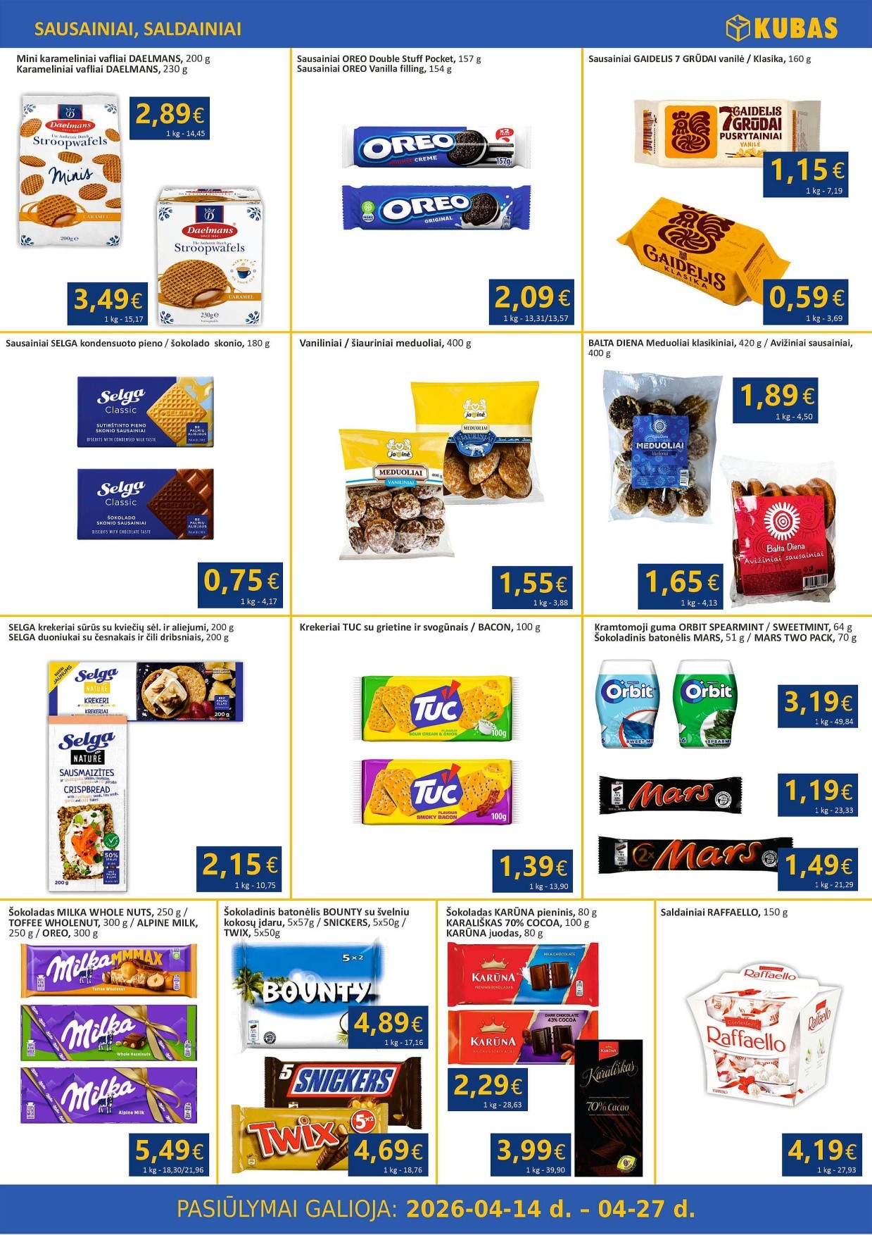 Naujas KUBAS leidinys nuo 2026.04.14 iki 2026.04.27