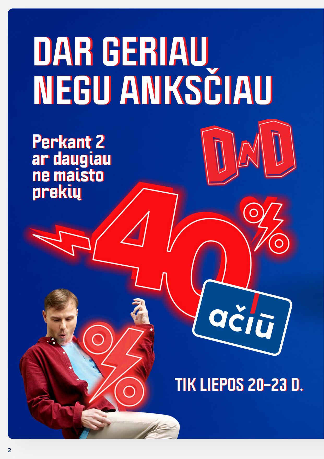 Naujausias MAXIMA kaininis katalogas 2023.07.18 - 2023.07.24