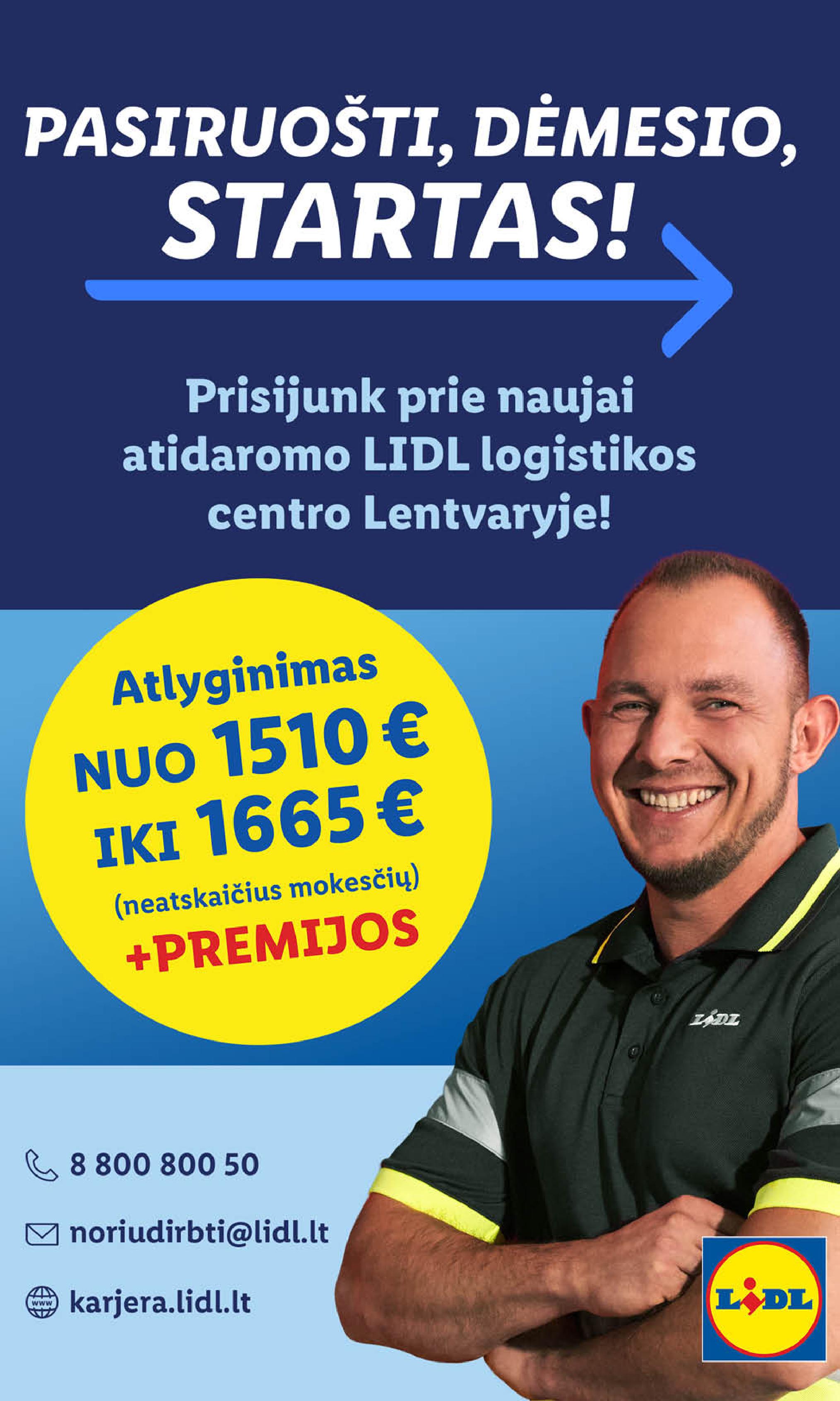Naujausias LIDL kaininis katalogas 2024.04.08 - 2024.04.14
