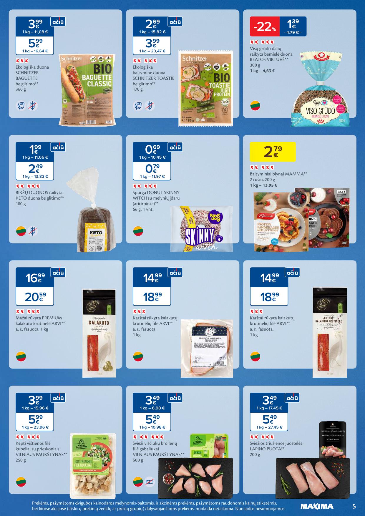 Naujausias MAXIMA kaininis katalogas 2026.01.13 - 2026.01.19