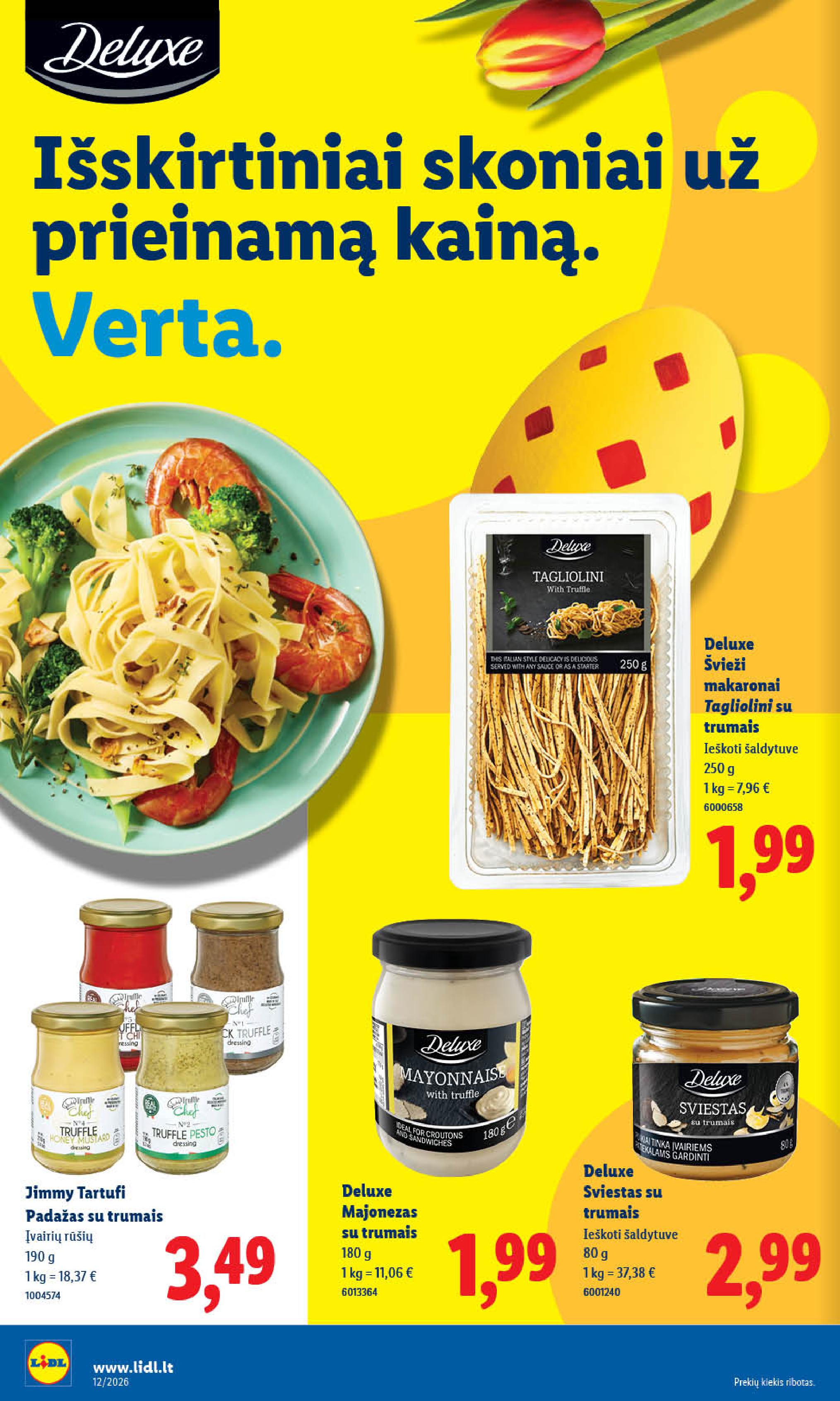 Naujausias LIDL kaininis katalogas 2026.03.16 - 2026.03.22