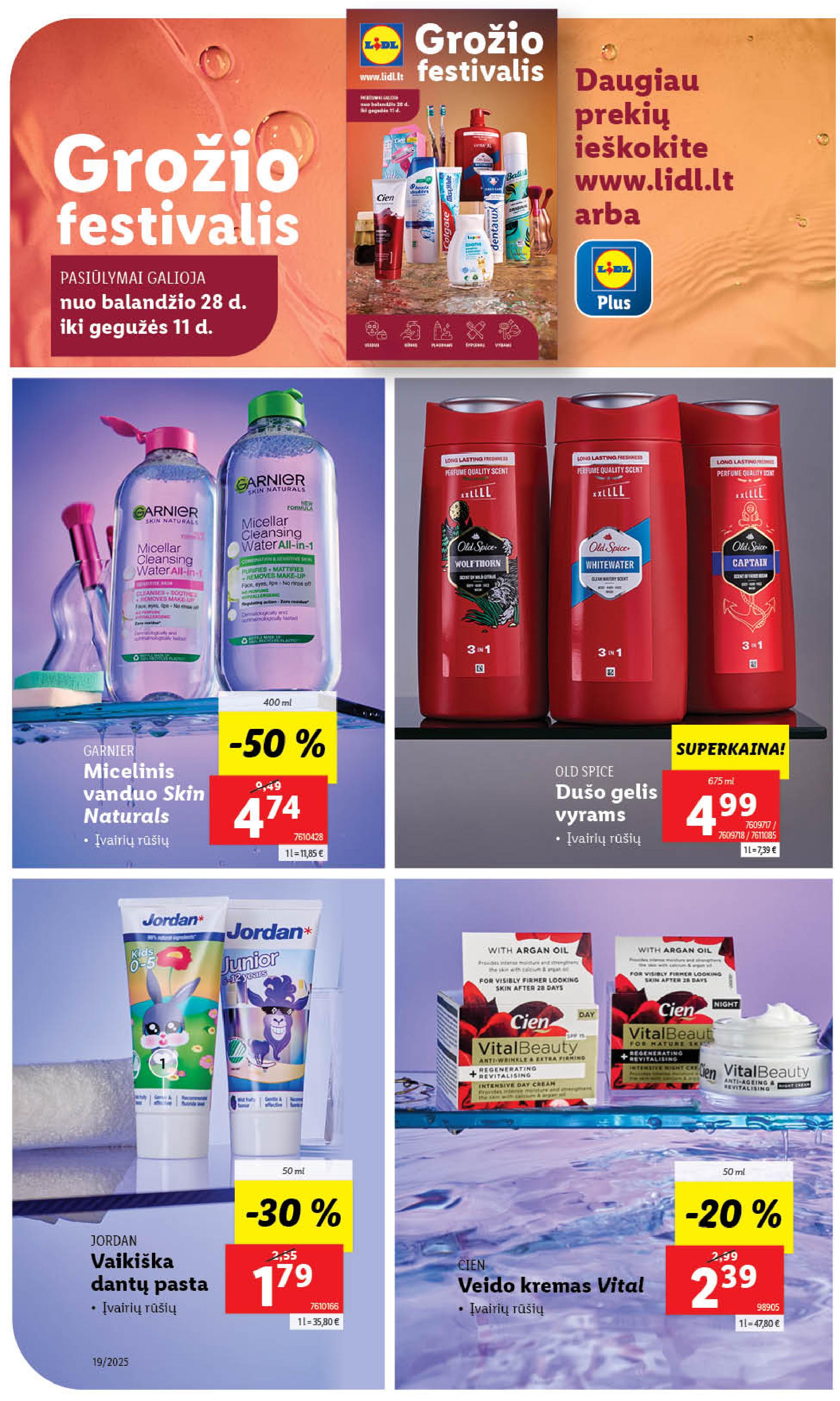 Naujausias LIDL kaininis katalogas 2025.05.05 - 2025.05.11