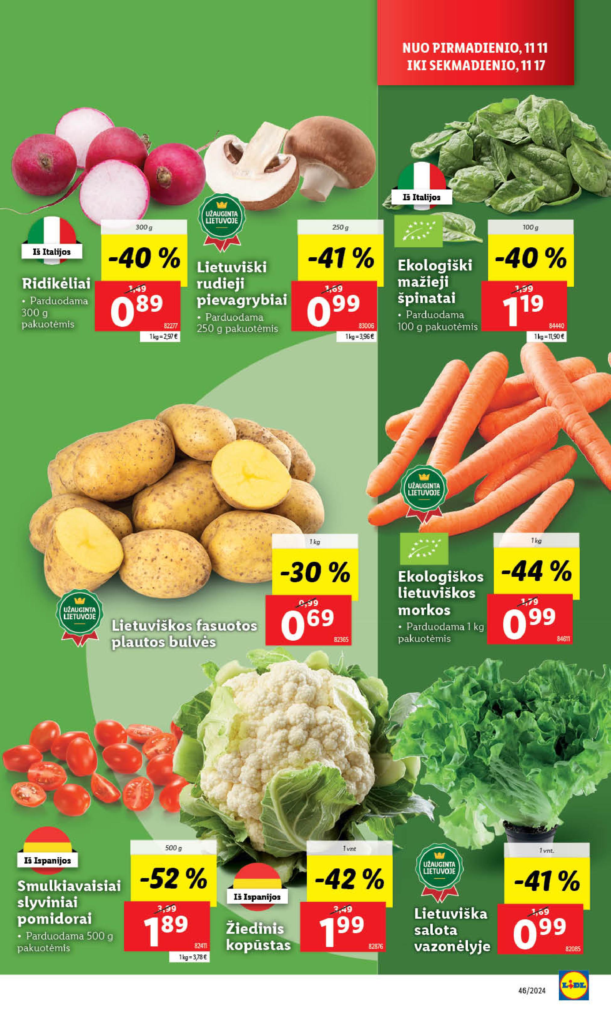 Naujausias LIDL kaininis katalogas 2024.11.11 - 2024.11.17