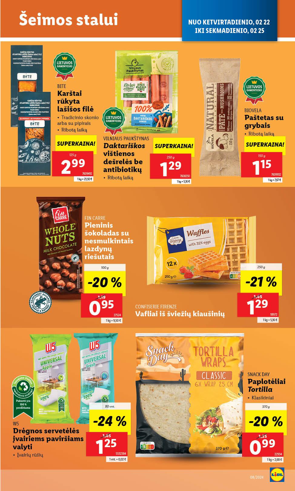 Naujausias LIDL kaininis katalogas 2024.02.19 - 2024.02.25