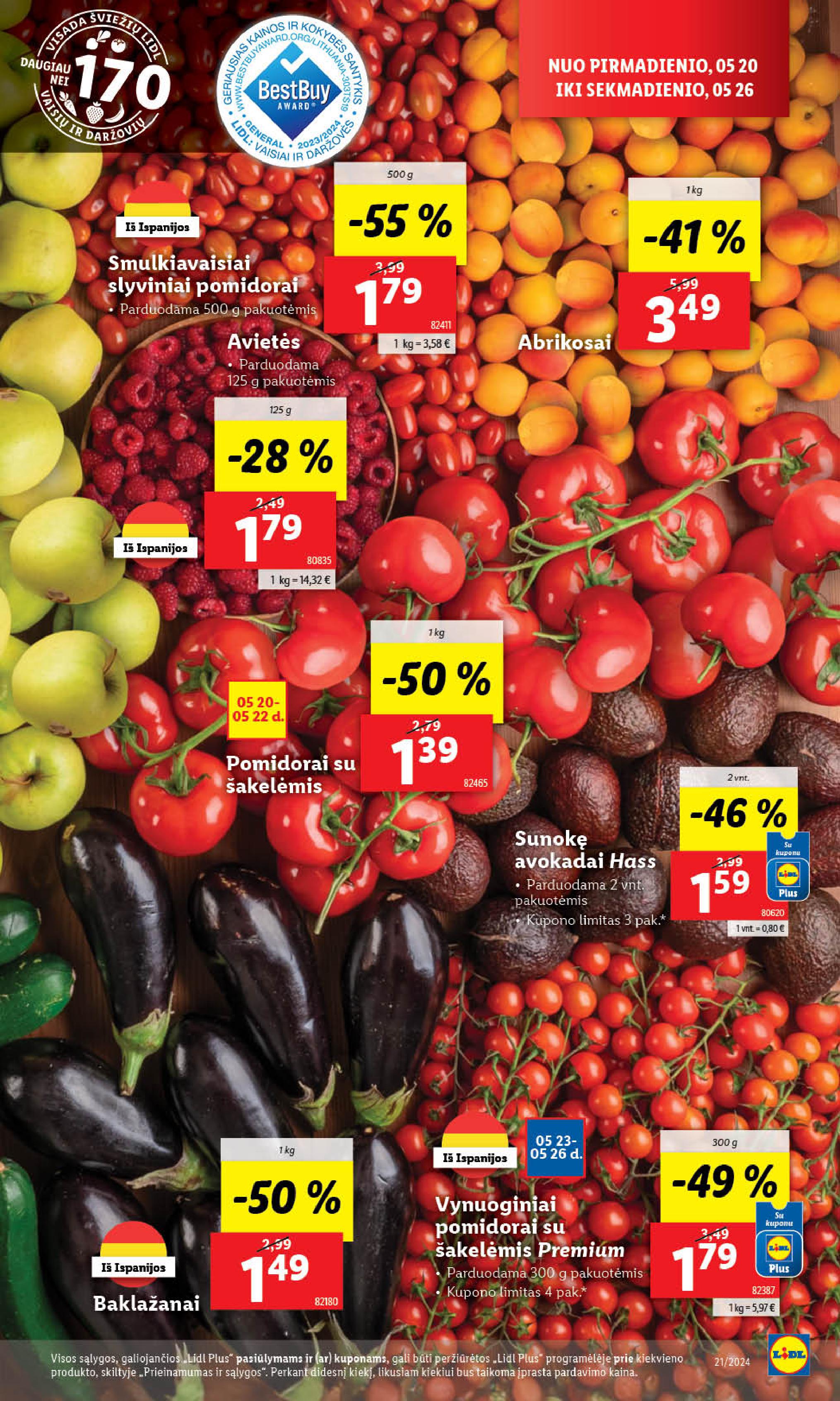 Naujausias LIDL kaininis katalogas 2024.05.20 - 2024.05.26