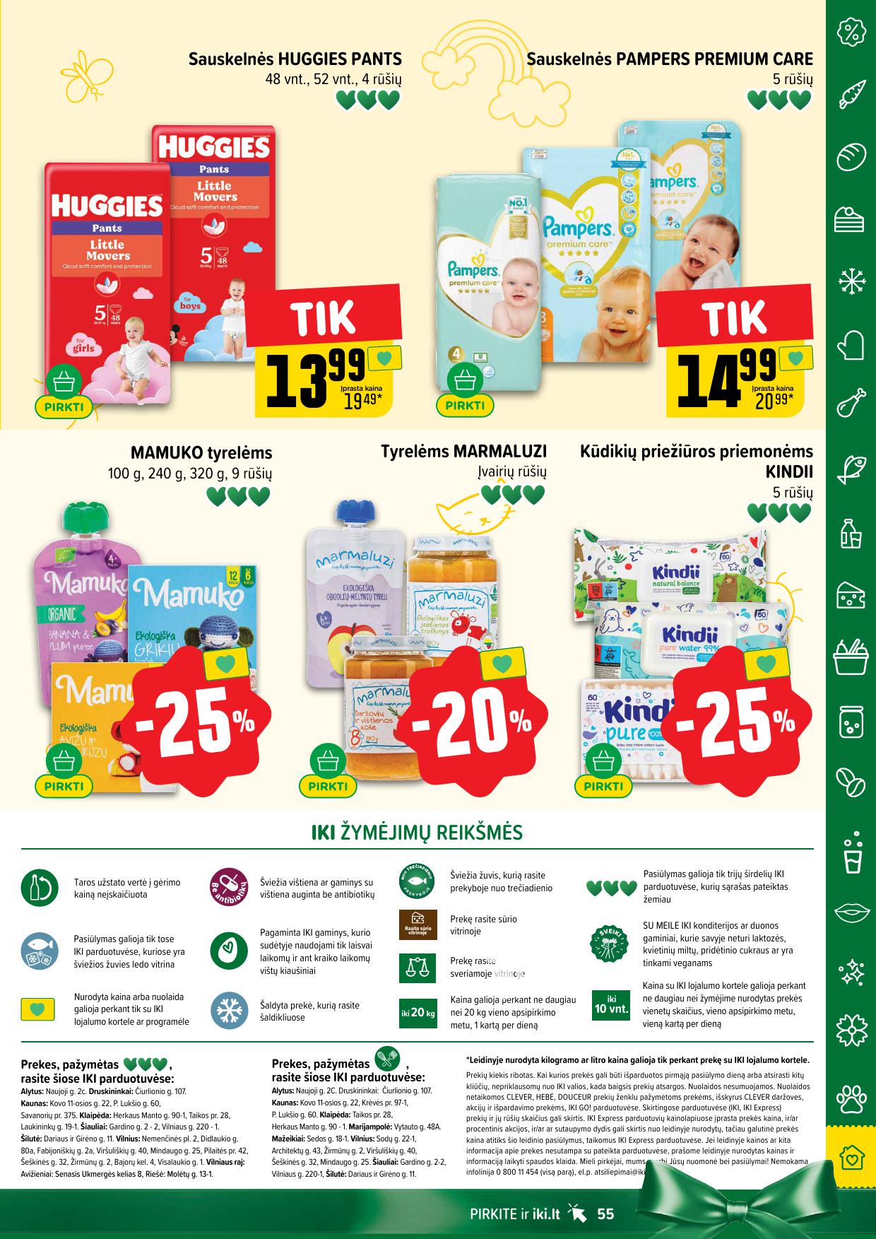 Naujausias IKI kaininis katalogas 2025.11.10 - 2025.11.16