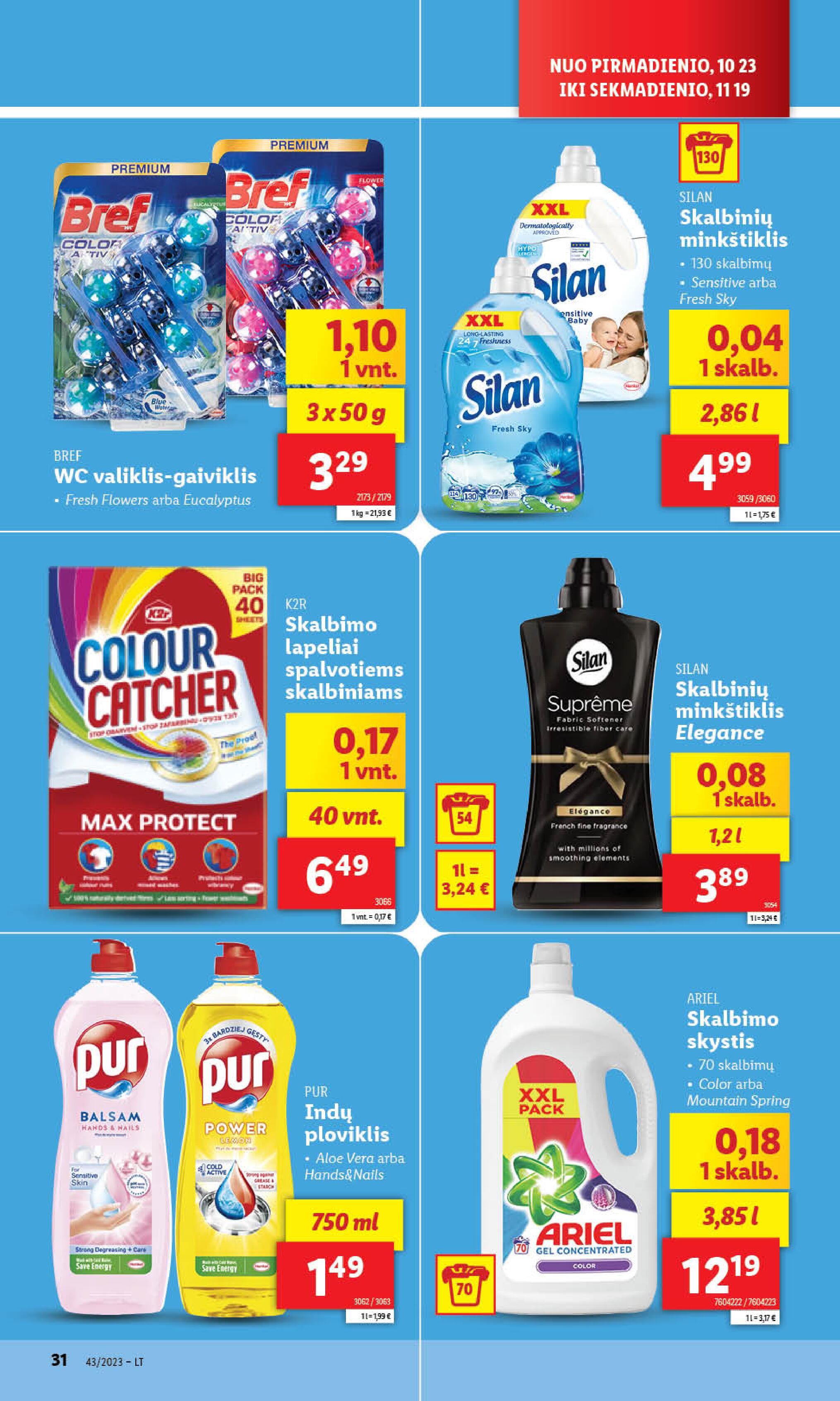 Naujausias LIDL kaininis katalogas 2023.10.23 - 2023.10.29