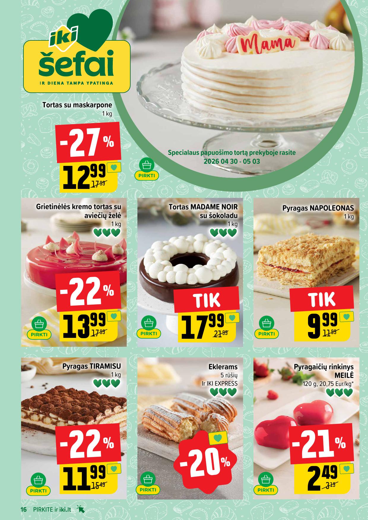 Naujausias IKI kaininis katalogas 2026.04.27 - 2026.05.03