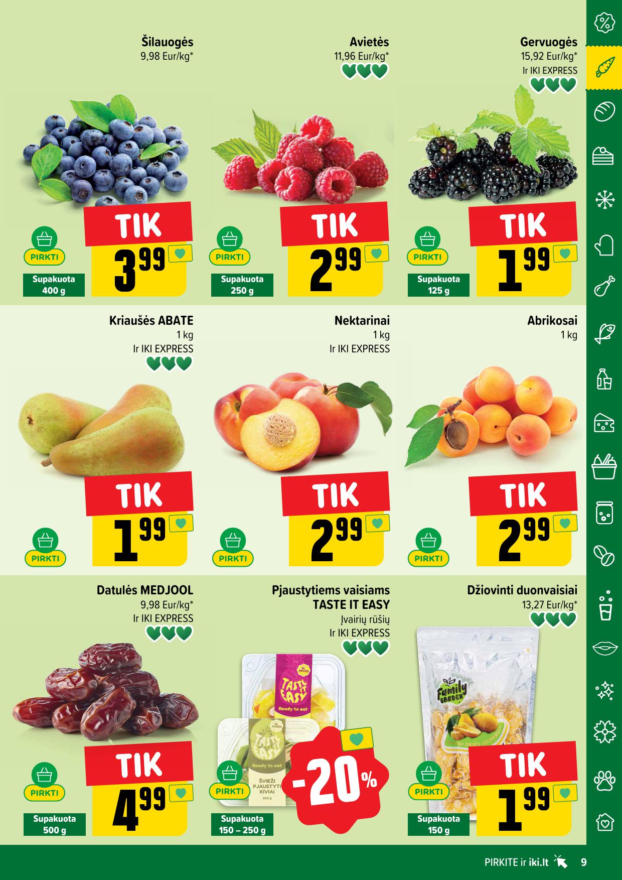 IKI SAVAITĖLĖ akcijų ir nuolaidų leidinys Nr.30 2025.07.21 - 2025.07.27