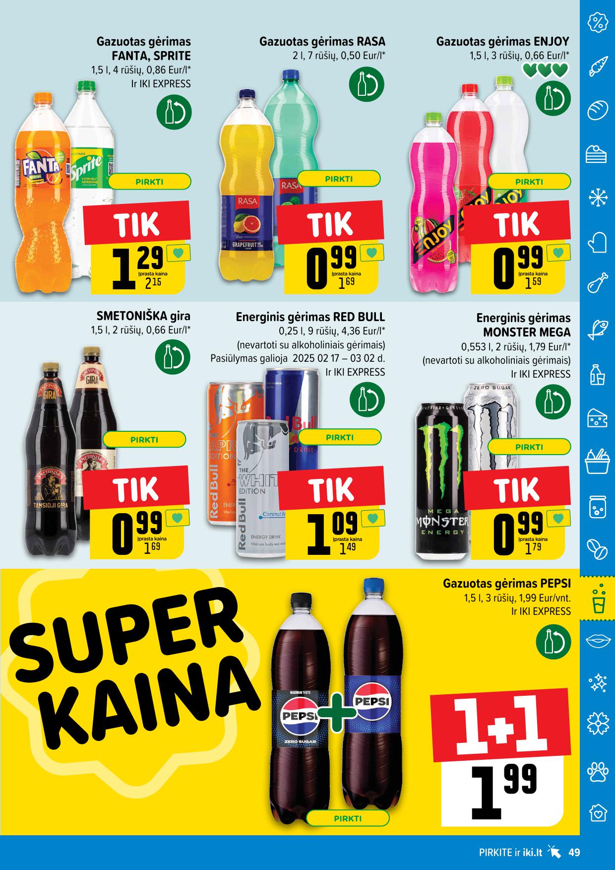 Naujausias IKI kaininis katalogas 2025.02.17 - 2025.02.23