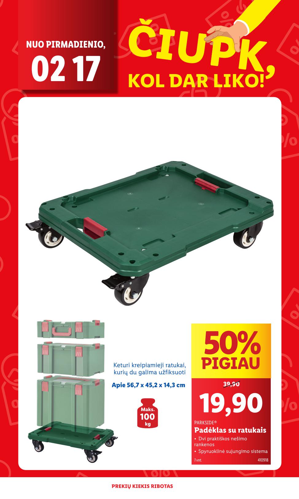 LIDL katalogas "Čiupk, kol dar liko!" galioja nuo 2025.02.17