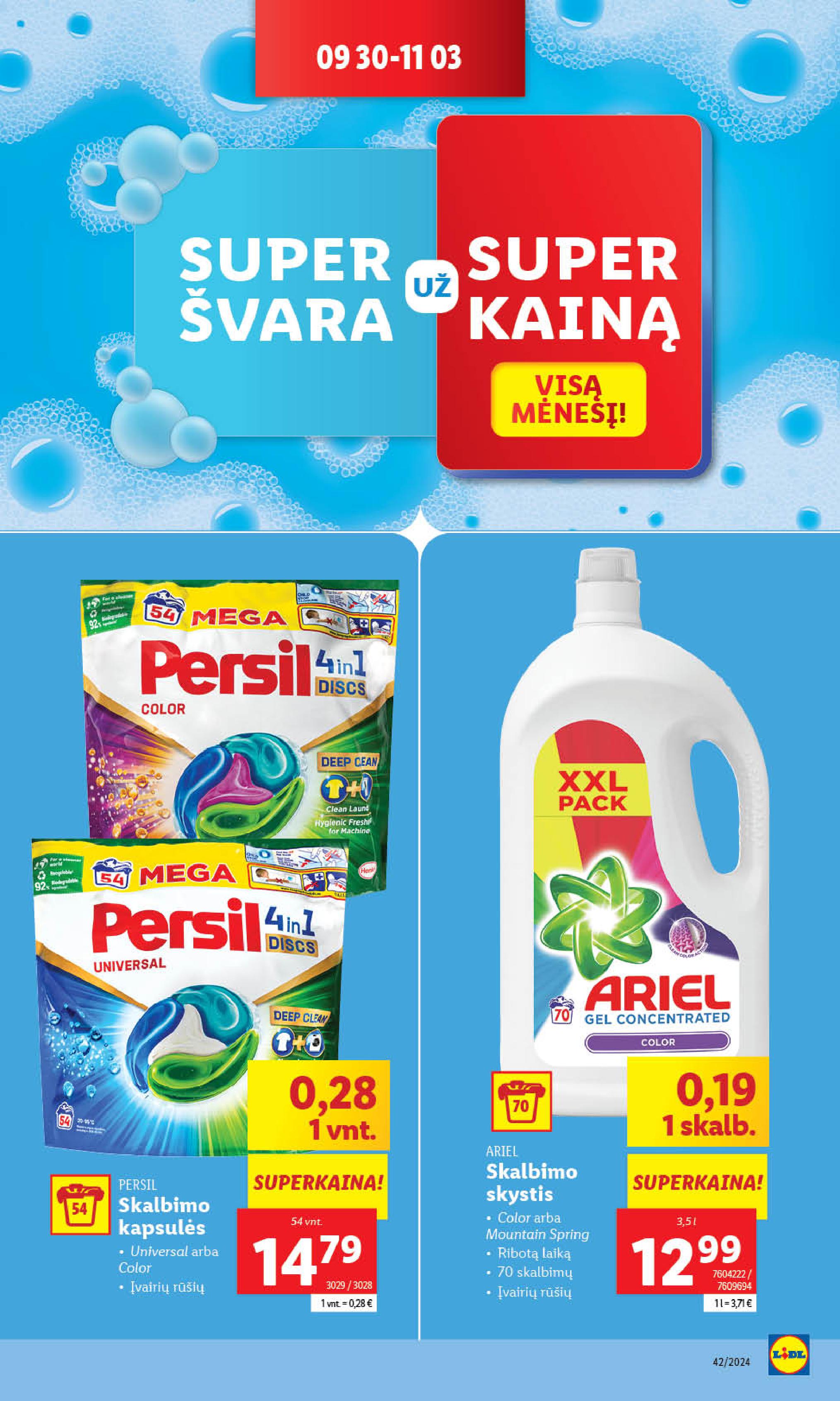 Naujausias LIDL kaininis katalogas 2024.10.14 - 2024.10.20