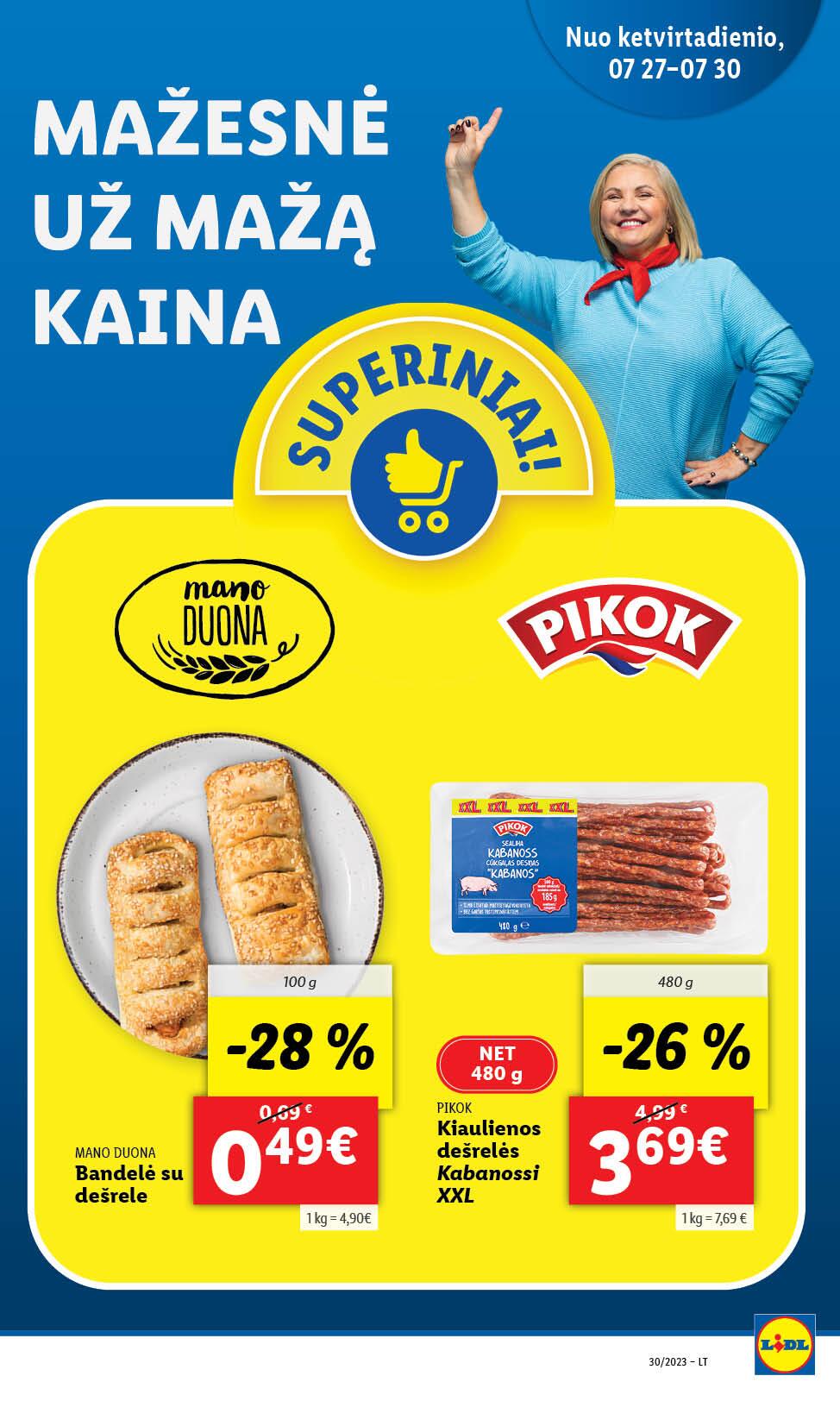 Naujausias LIDL kaininis katalogas 2023.07.24 - 2023.07.30