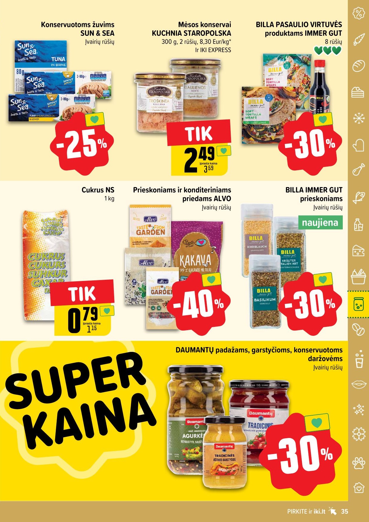 Naujausias IKI kaininis katalogas 2025.08.11 - 2025.08.17