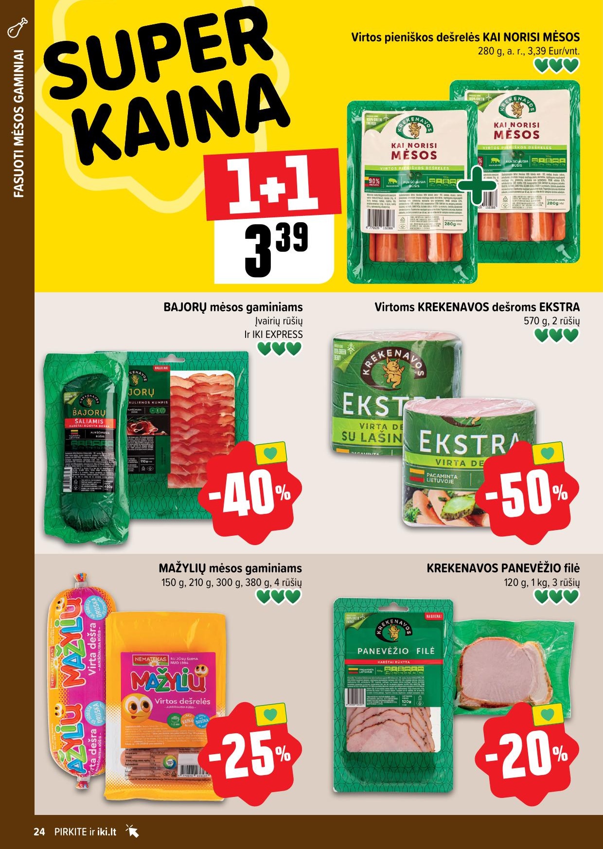 Naujausias IKI kaininis katalogas 2024.08.12 - 2024.08.18