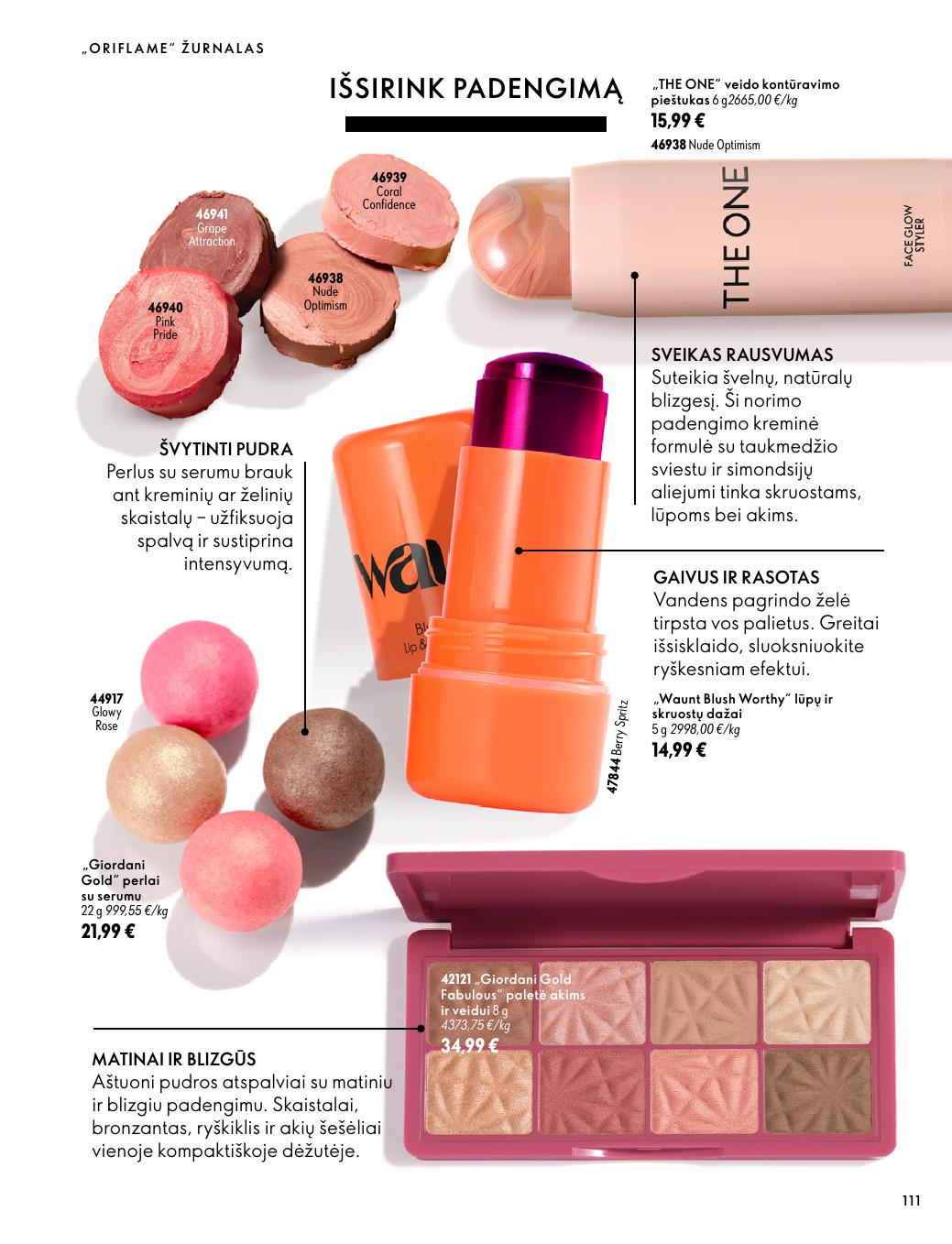 Naujas ORIFLAME katalogas galioja 2026.10.07 - 2026.11.17