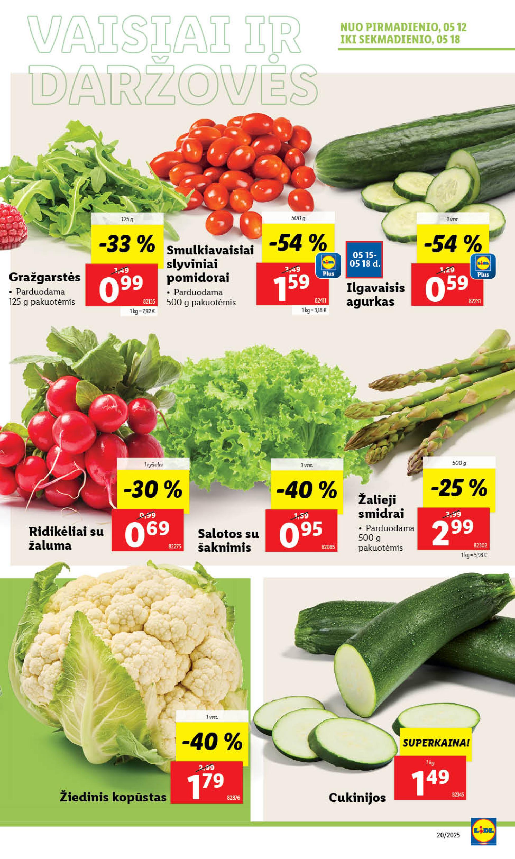 Naujausias LIDL kaininis katalogas 2025.05.12 - 2025.05.18