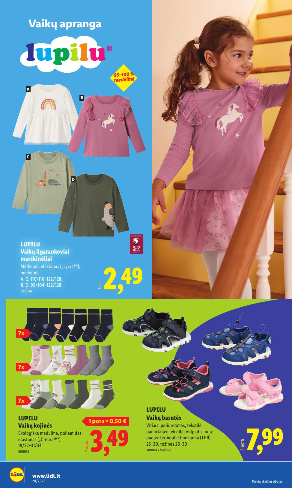 LIDL ne maisto prekių leidinys 2026.05.11 - 2026.05.17