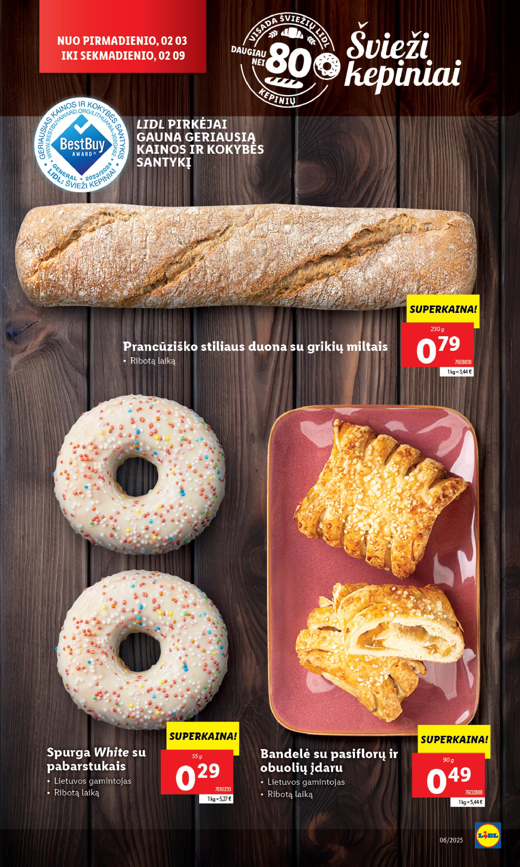 Naujausias LIDL kaininis katalogas 2025.02.03 - 2025.02.09