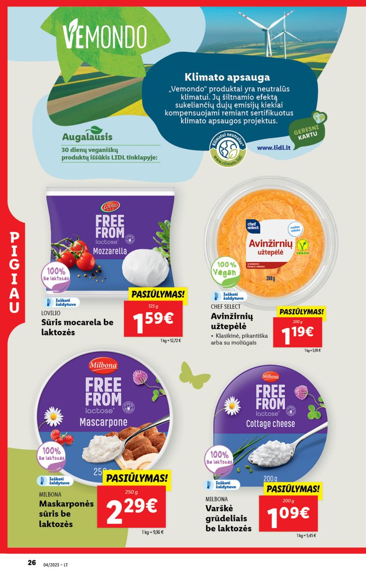 Naujausias LIDL kaininis katalogas 2023.01.23 - 2023.01.29