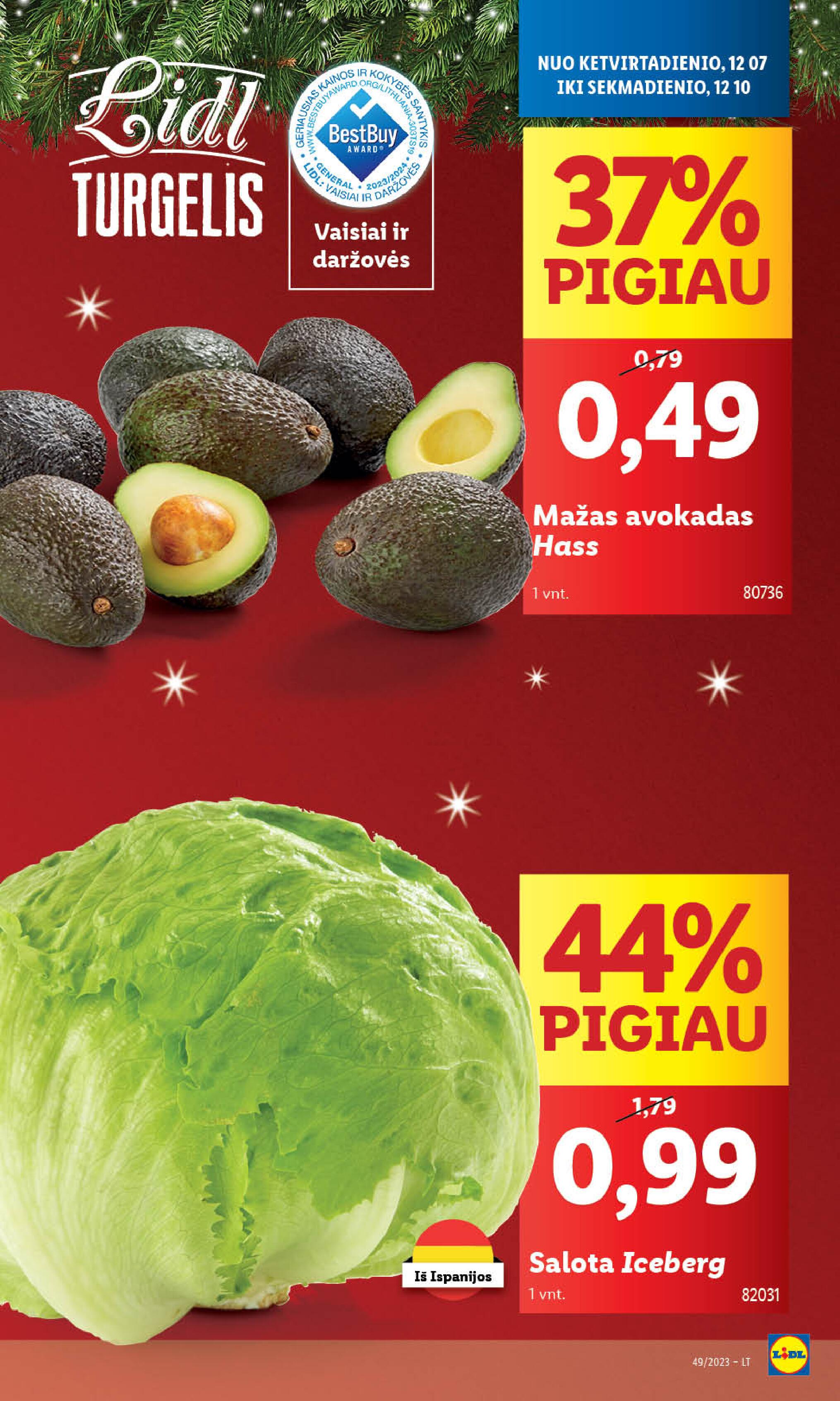 Naujausias LIDL kaininis katalogas 2023.12.04 - 2023.12.10