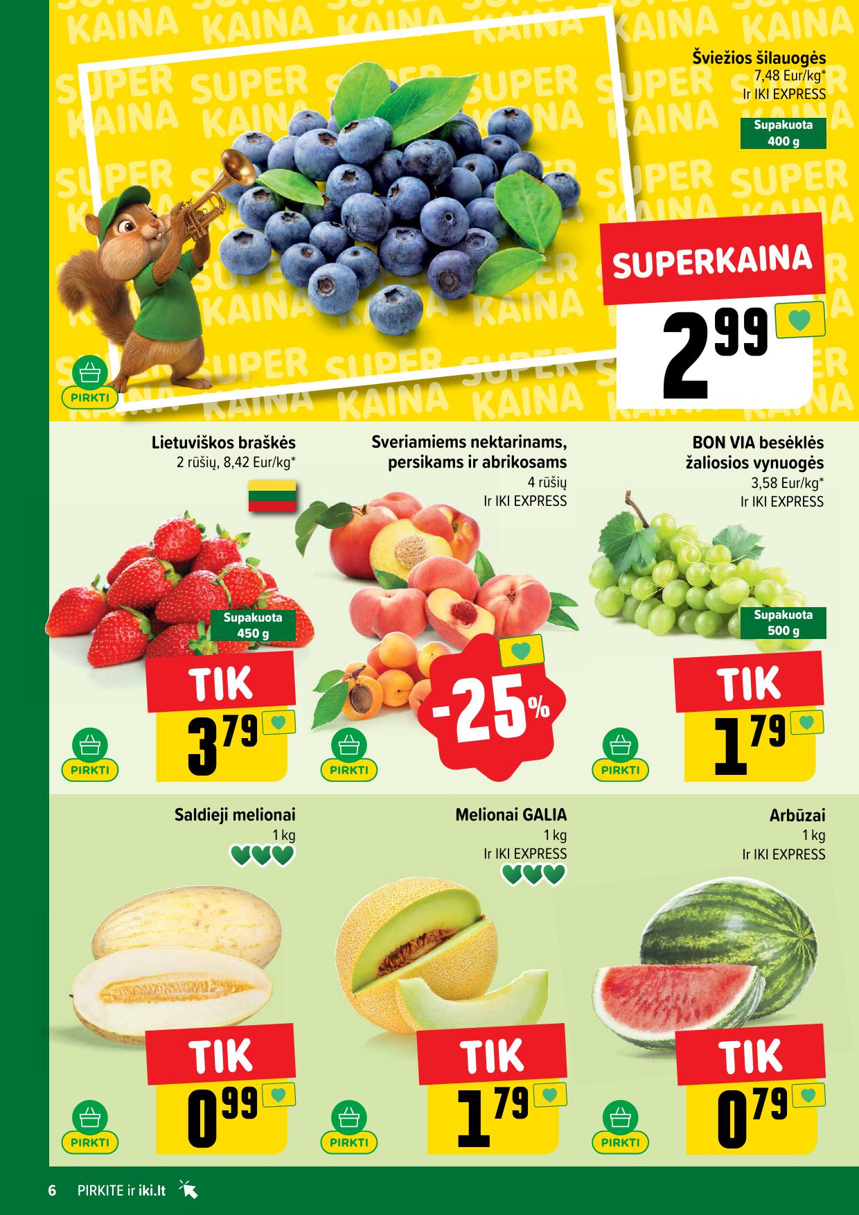 IKI SAVAITĖLĖ akcijų ir nuolaidų leidinys Nr.33 2026.08.10 - 2026.08.16