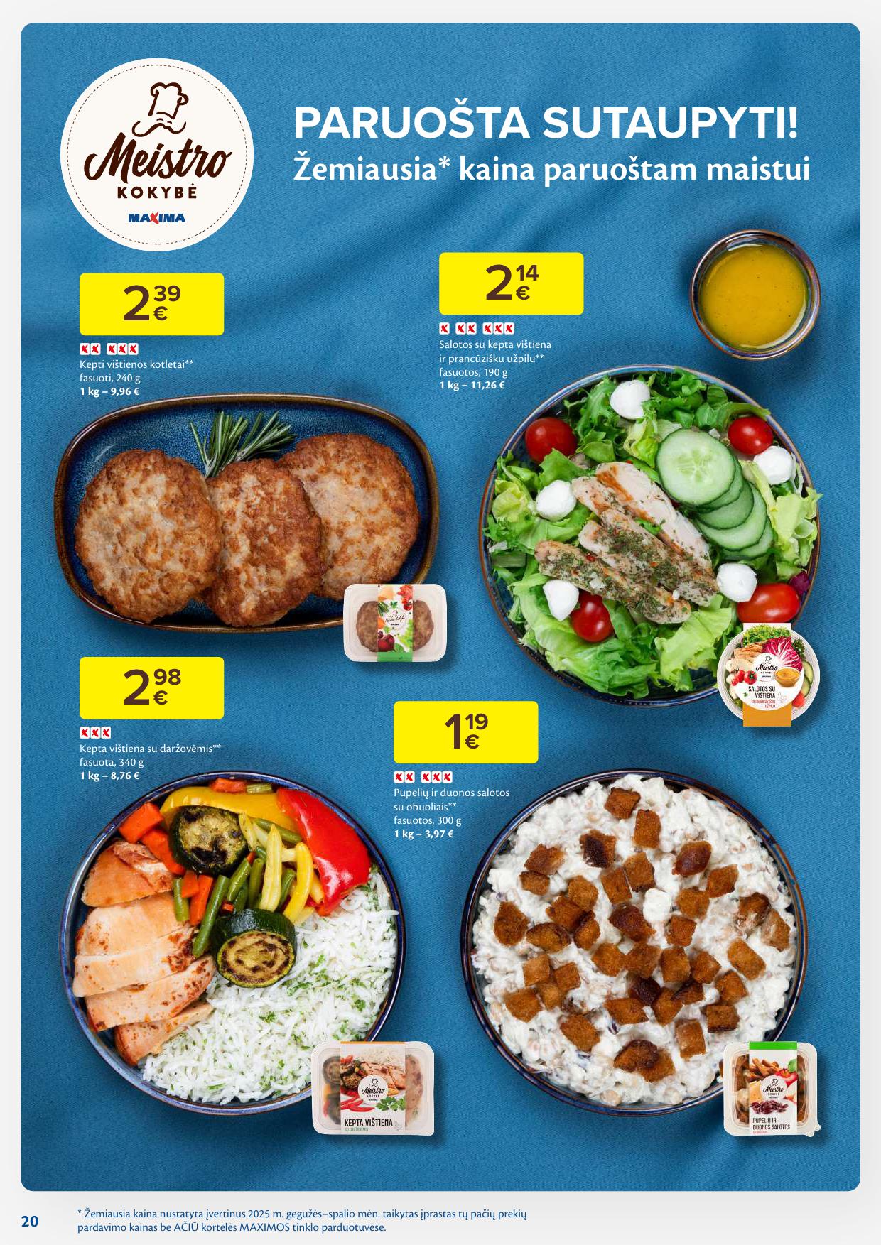 Naujausias MAXIMA kaininis katalogas 2026.02.17 - 2026.02.23