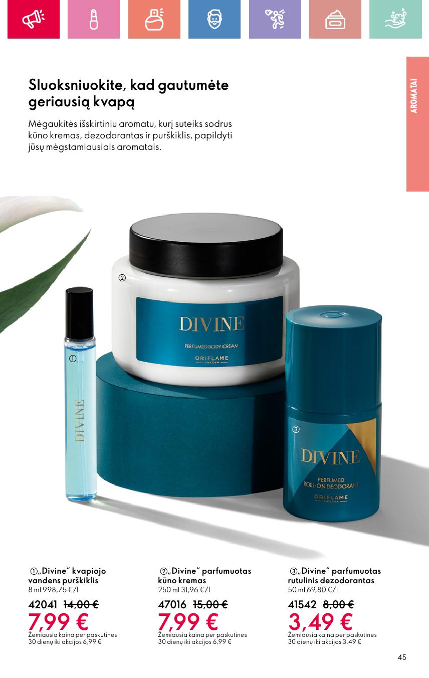 ORIFLAME katalogas galioja 2025.08.03 - 2025.08.23