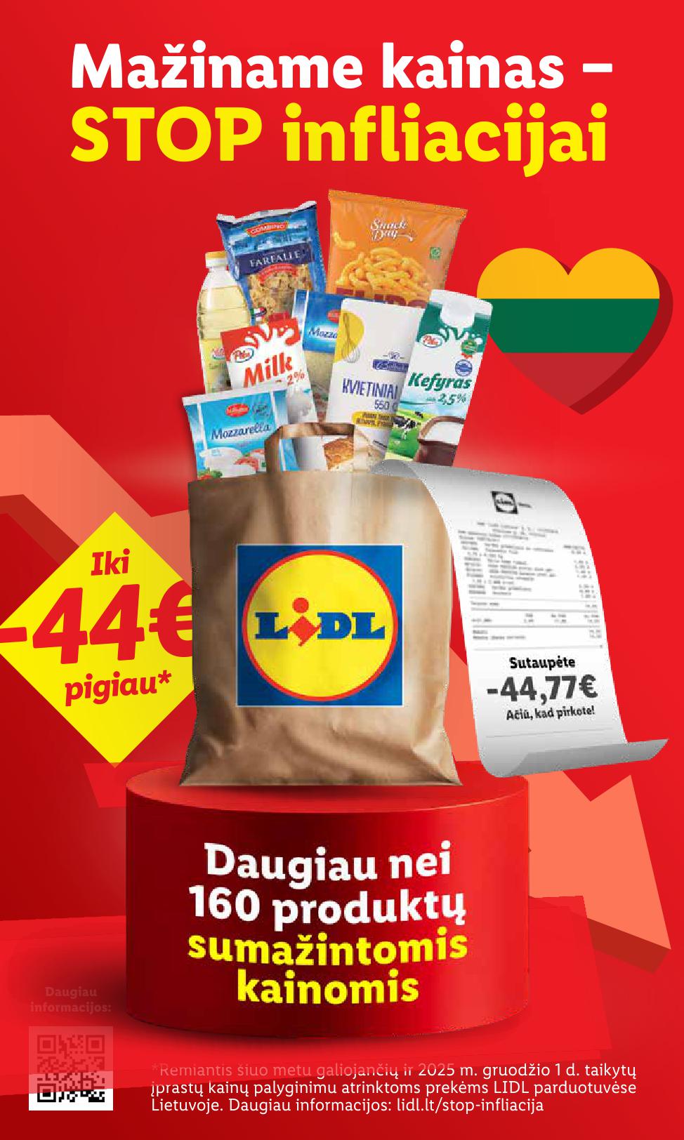 LIDL akcijų ir nuolaidų leidinys 2026.04.20 - 2026.04.26