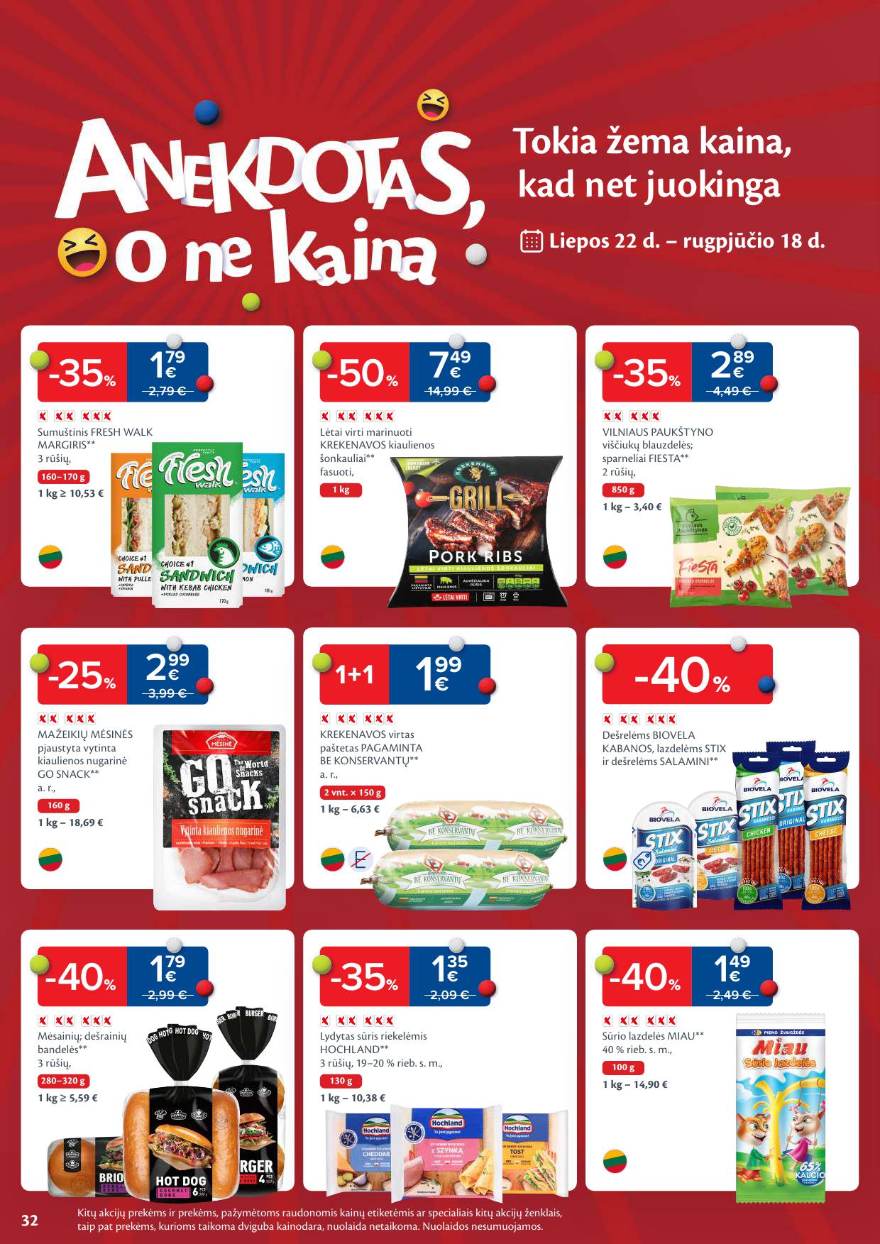 Naujausias MAXIMA kaininis katalogas 2025.07.22 - 2025.07.28